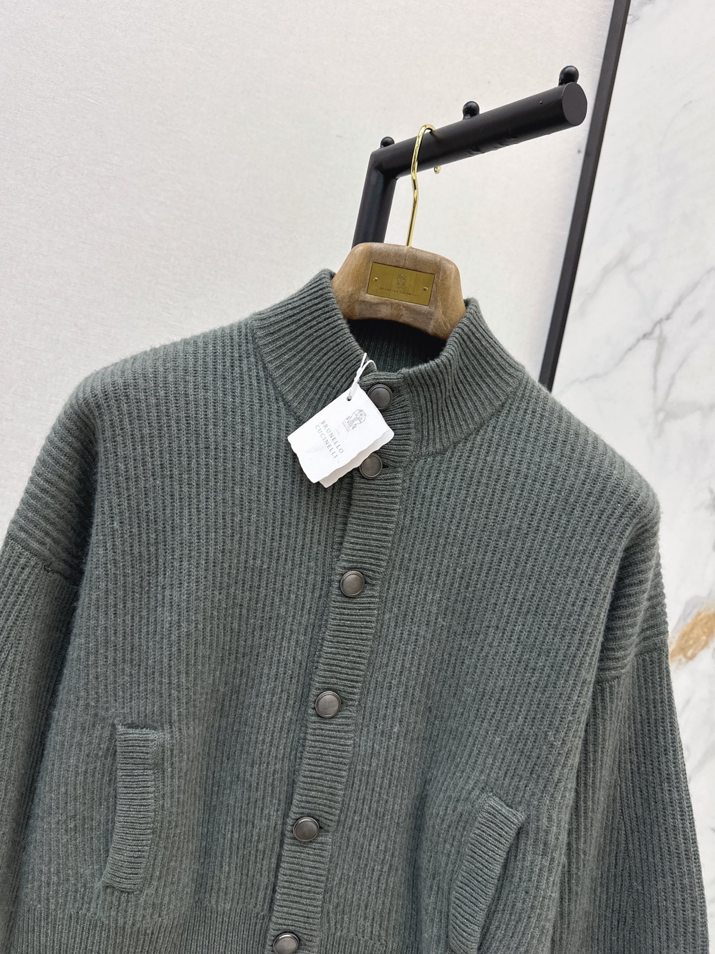 Brun 26fw cashmere cardigan