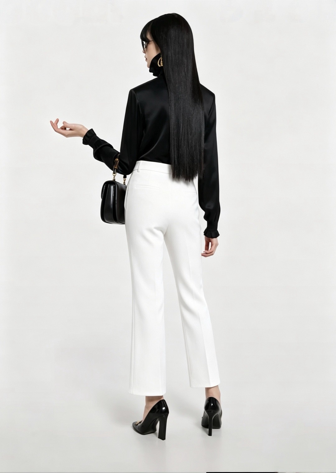 Guc 26fw straight-leg trousers