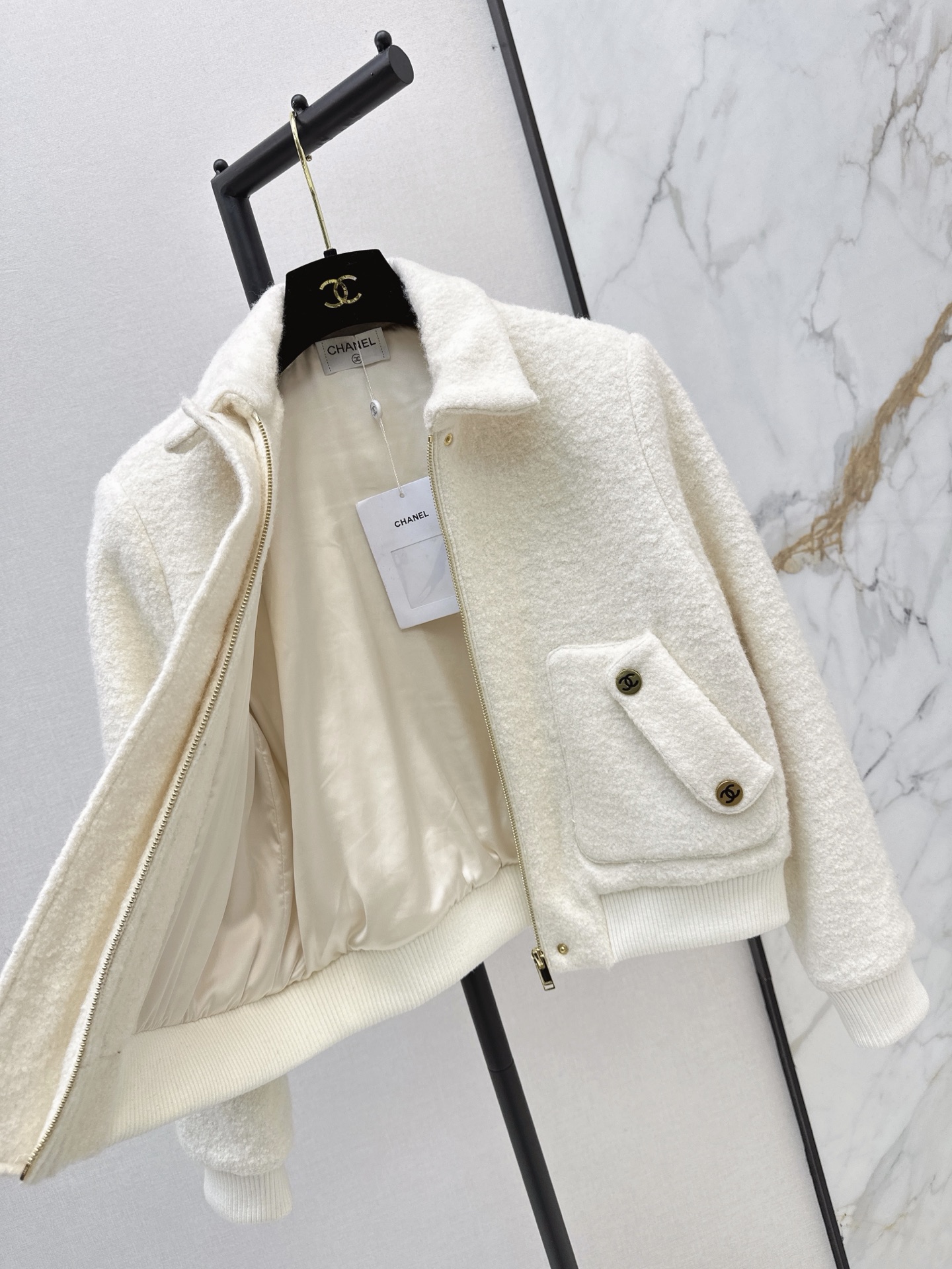 Chan 26fw sherpa fleece jacket