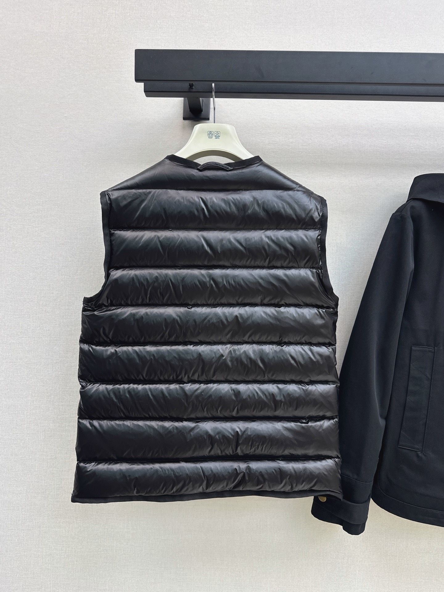 Monc 26fw down vest hooded trench coats sets