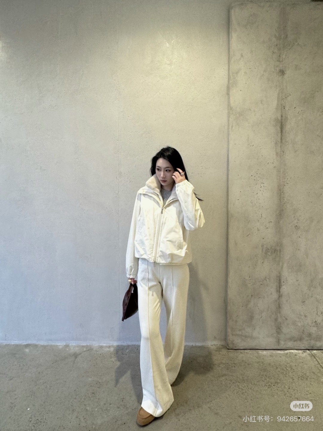 Monc 26fw down vest windbreaker sets