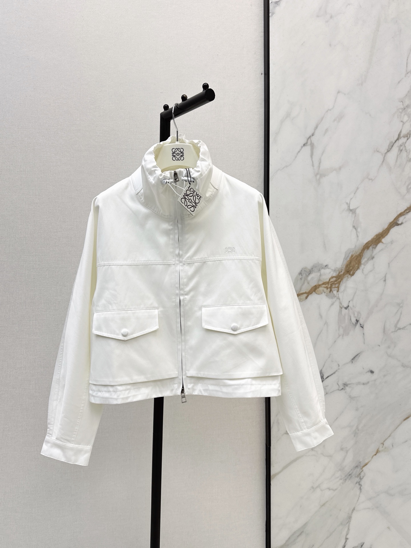 Loe 26FW Cropped Denim Jacket
