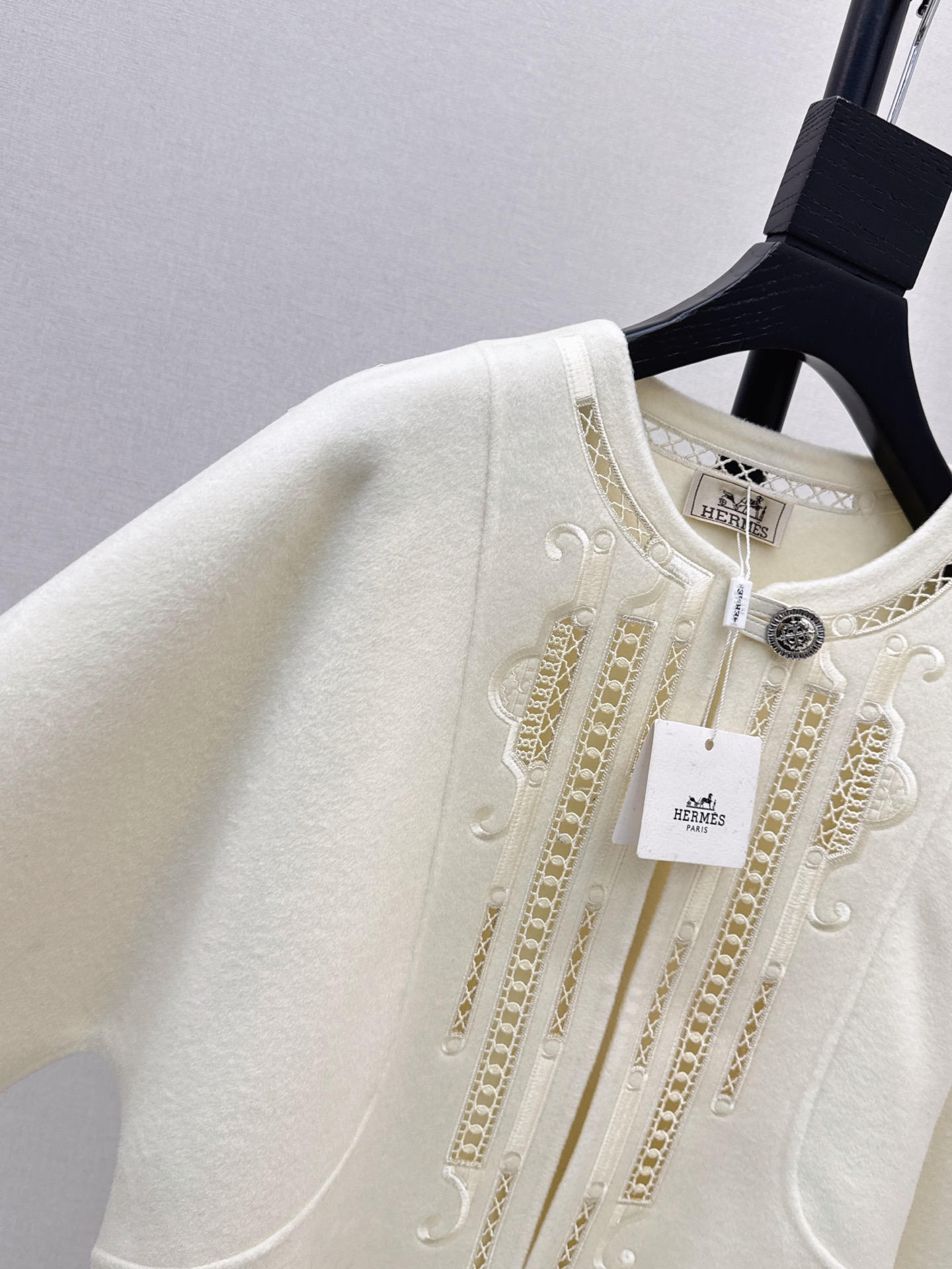 Her 26fw embroidery woolen jacket