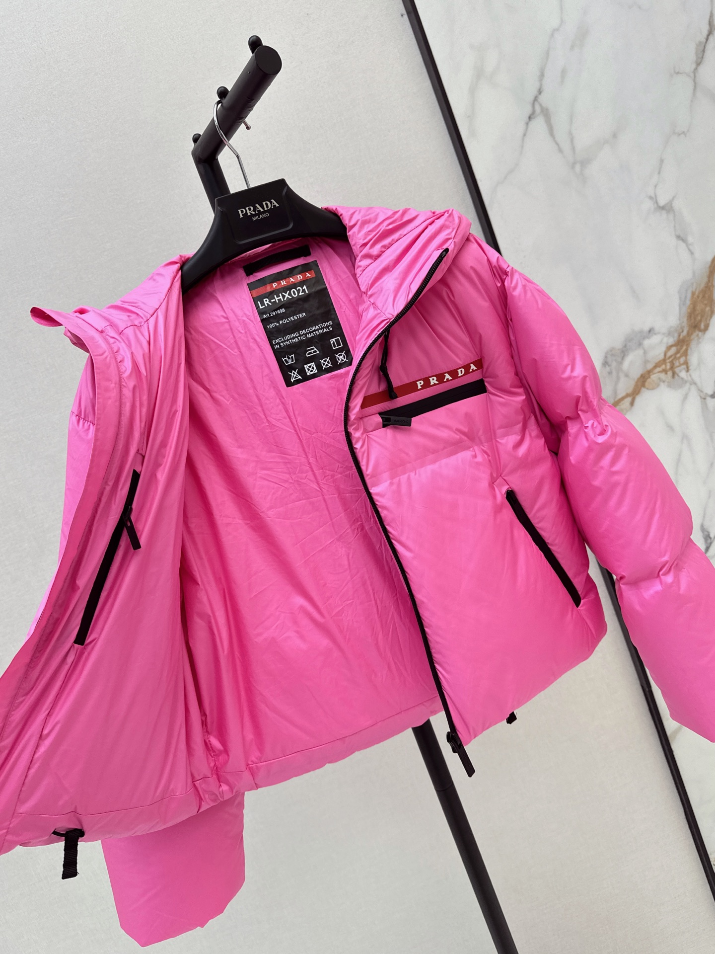 Pra 26fw hooded ski down jacket