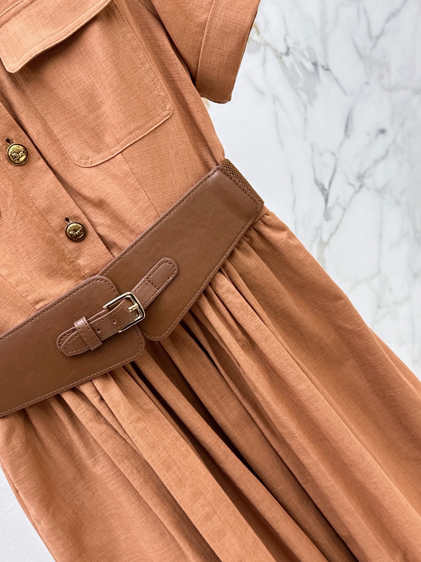 Chol 26ss belted dress