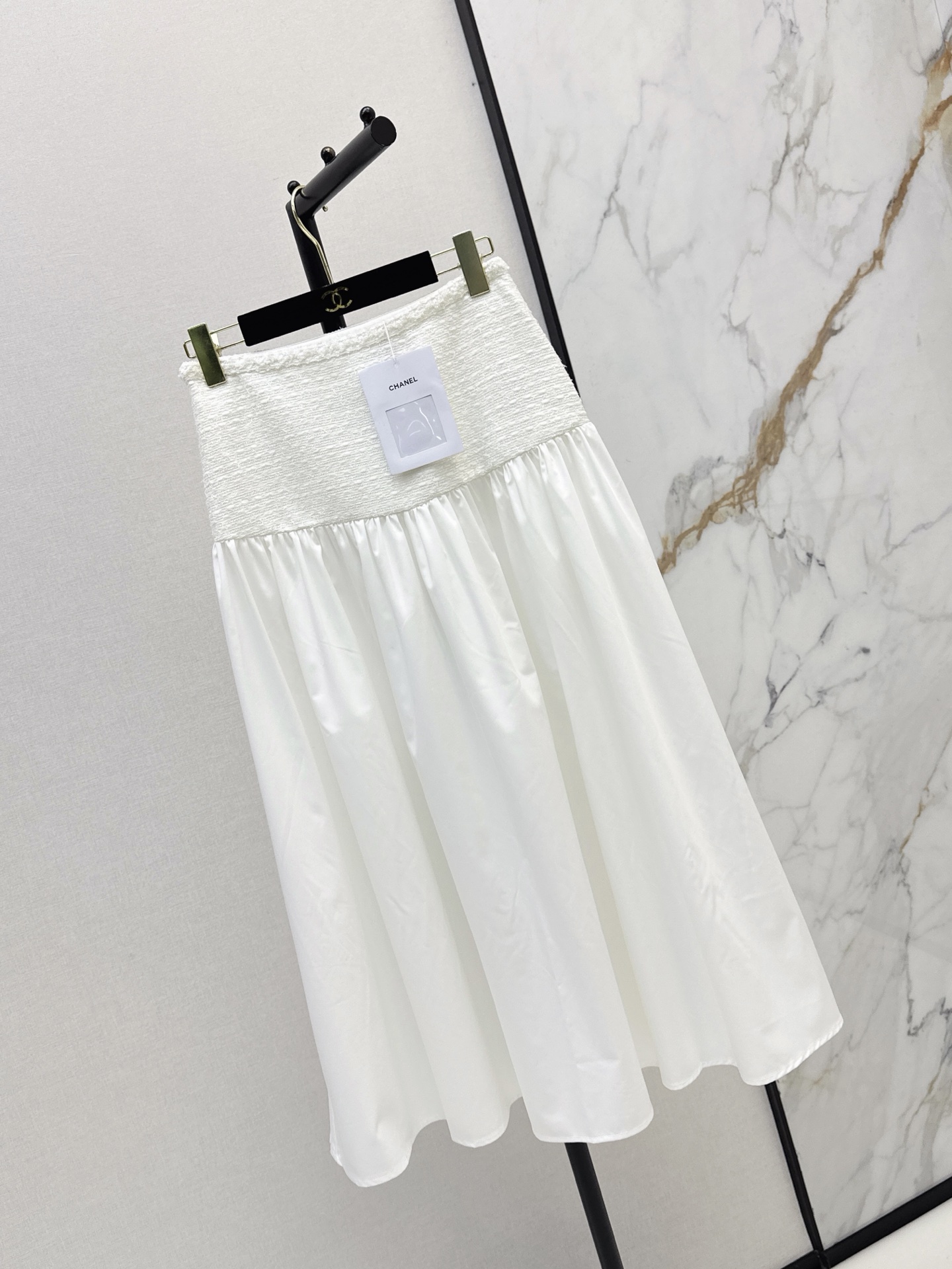 Chan 26fw woven contract skirt
