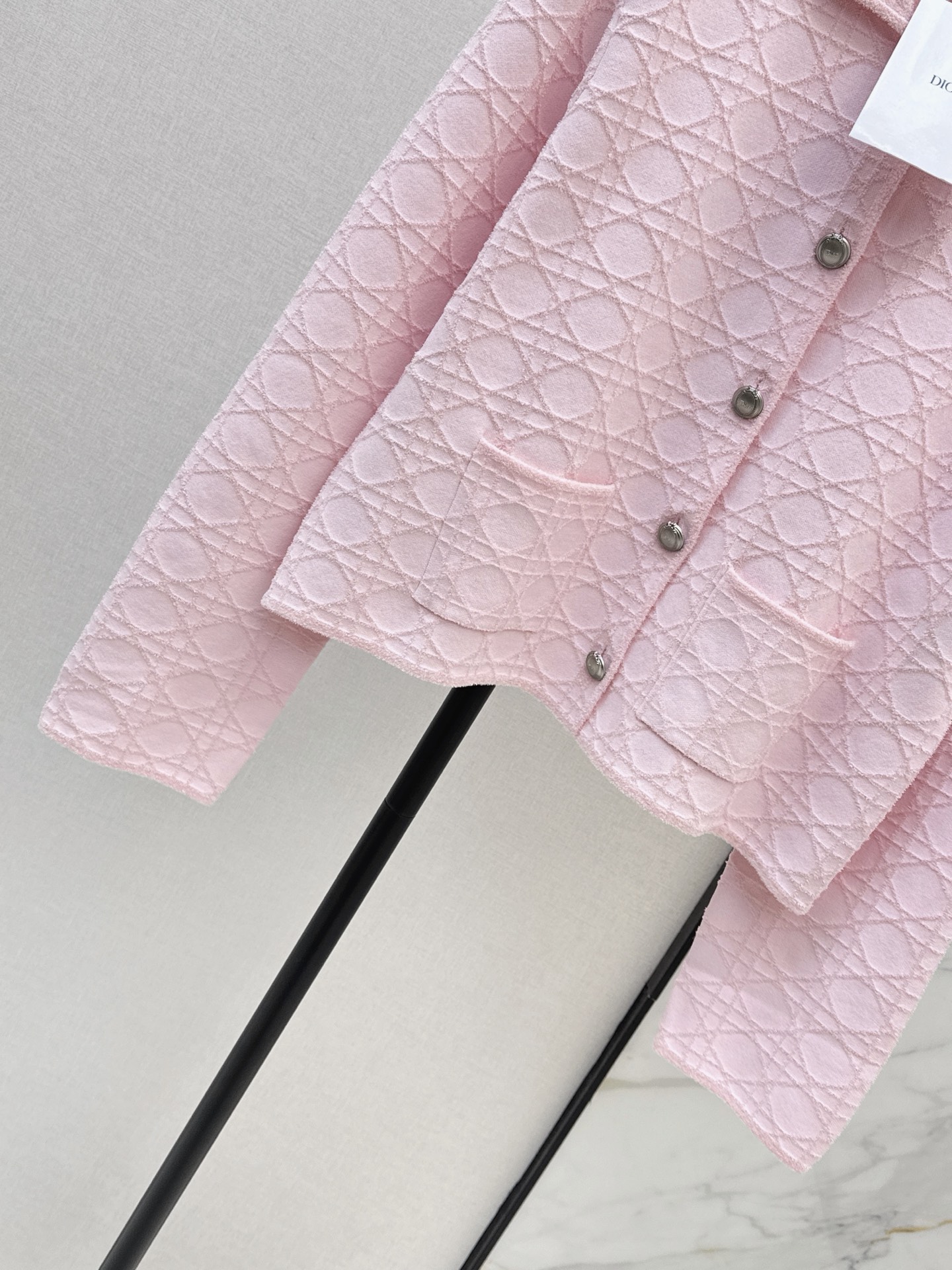 CD 26fw check jacquard jacket