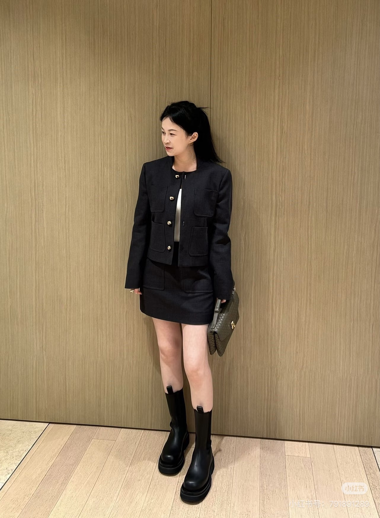 Bott 26fw A-line skirt
