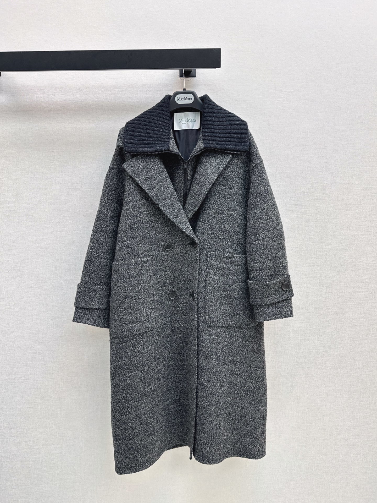 Max 26fw down vest double breasted overcoats set