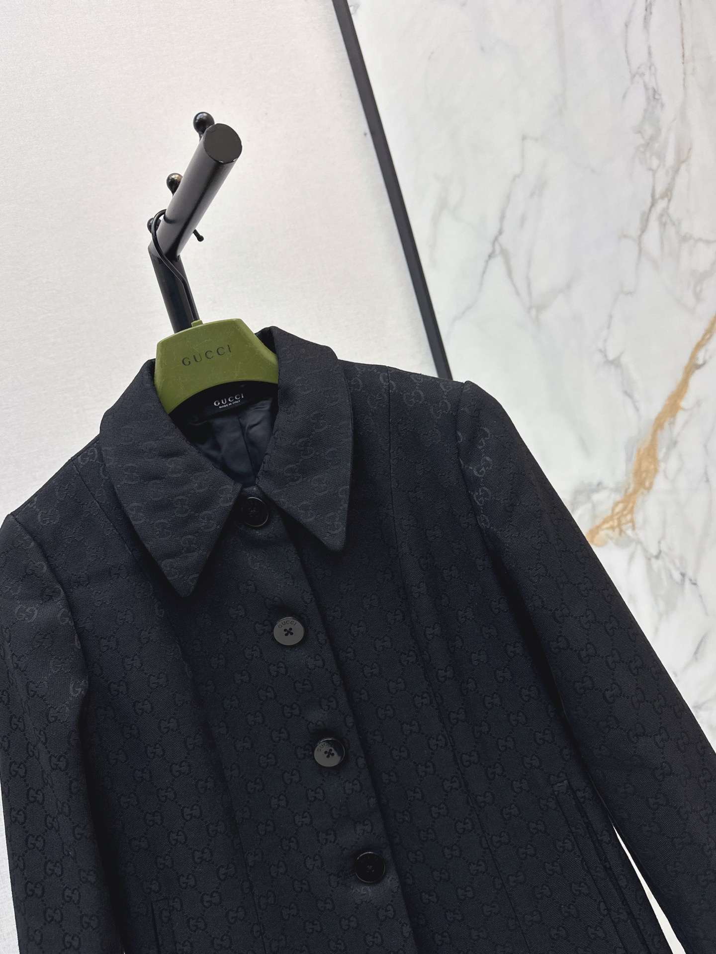 Guc 26fw long jacquard jacket