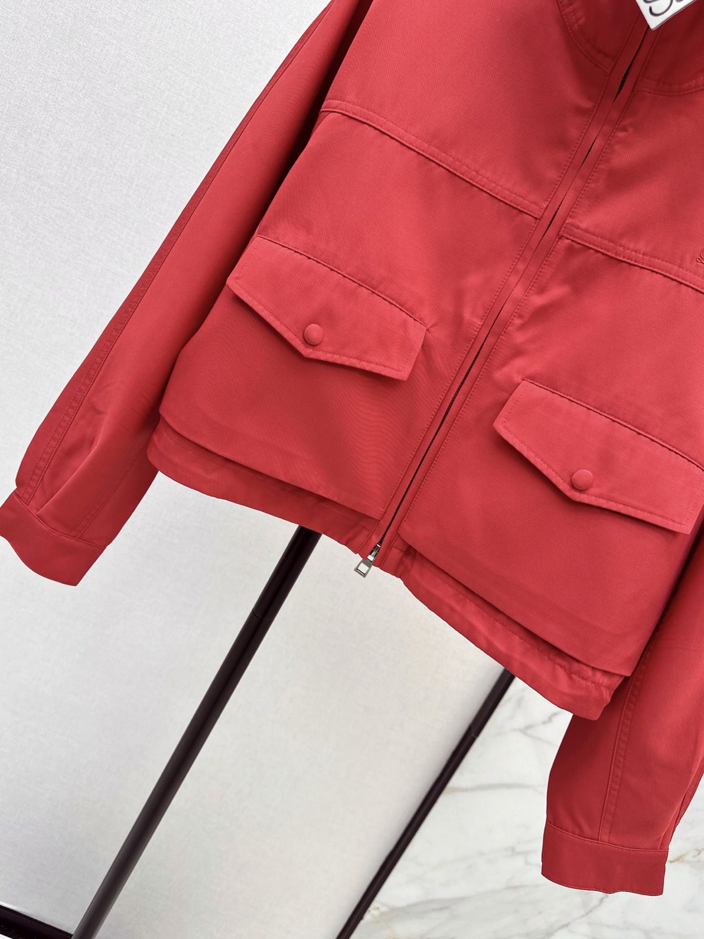 Loe 26FW Cropped Denim Jacket
