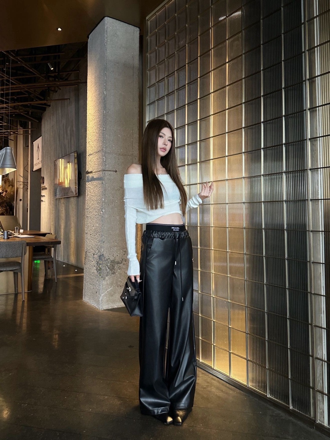 Pra 26fw pu pants