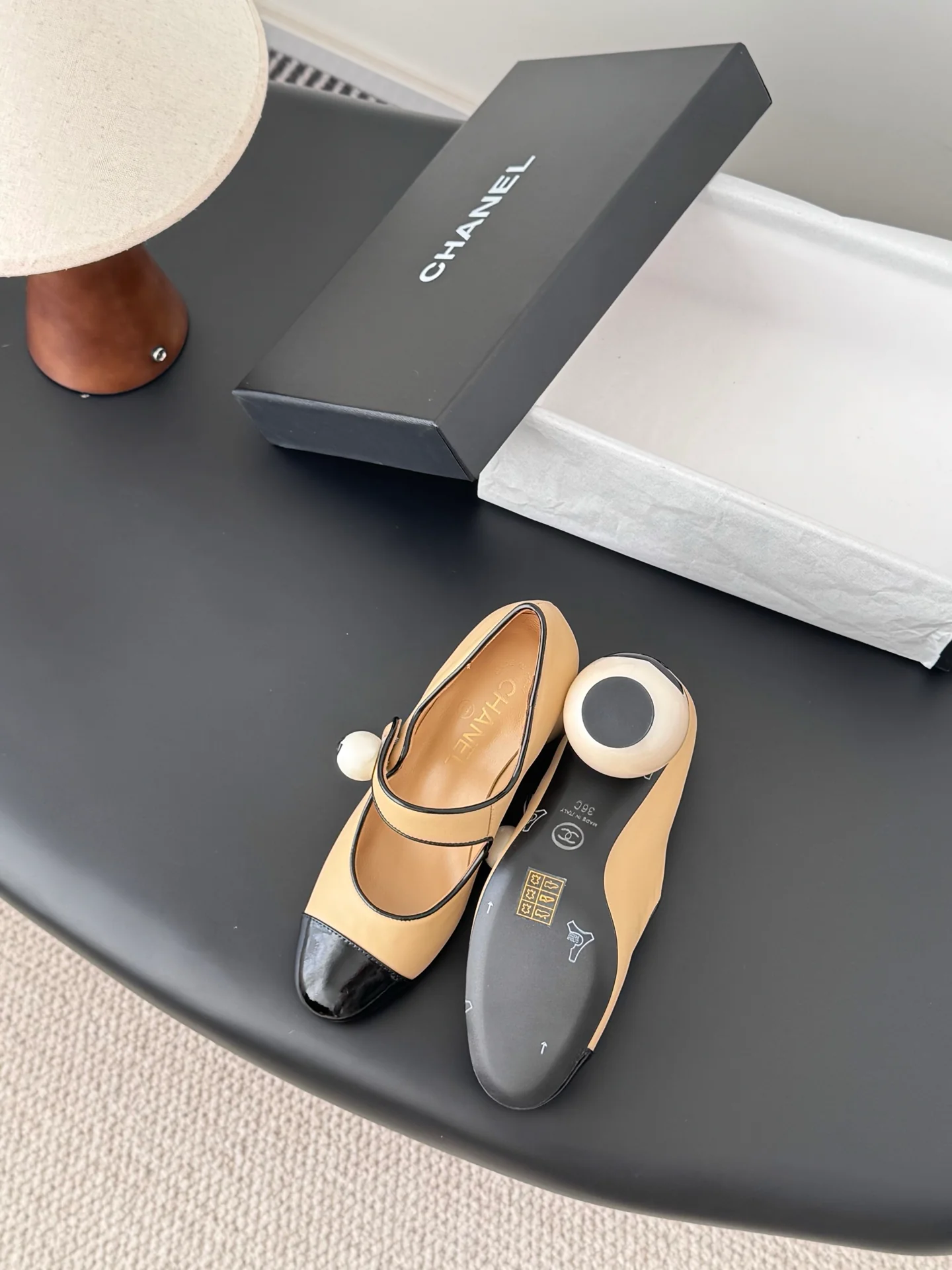 Chan 25fw mary jane chunky heel