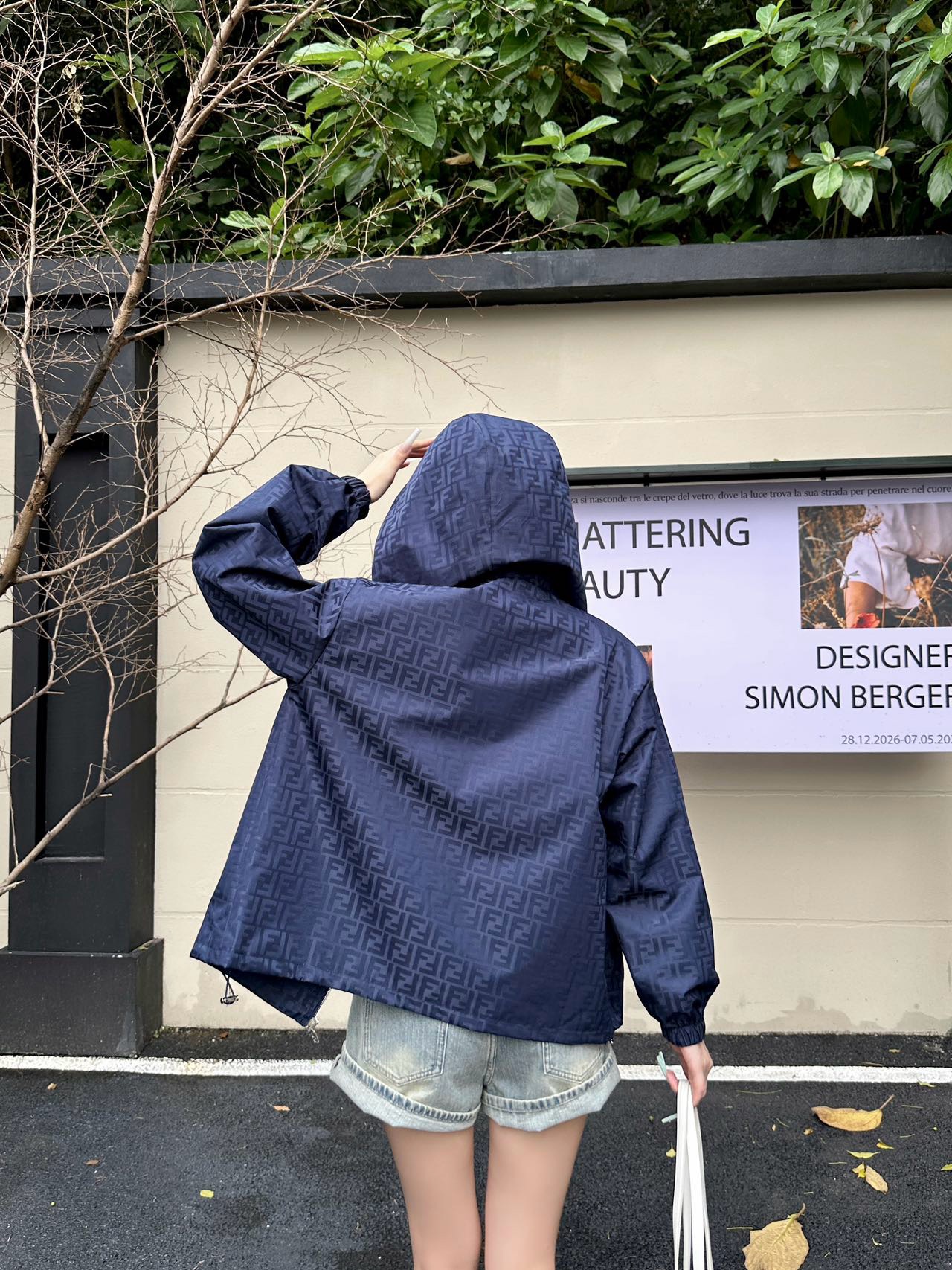 Fen 26fw jacquared hooded jacket
