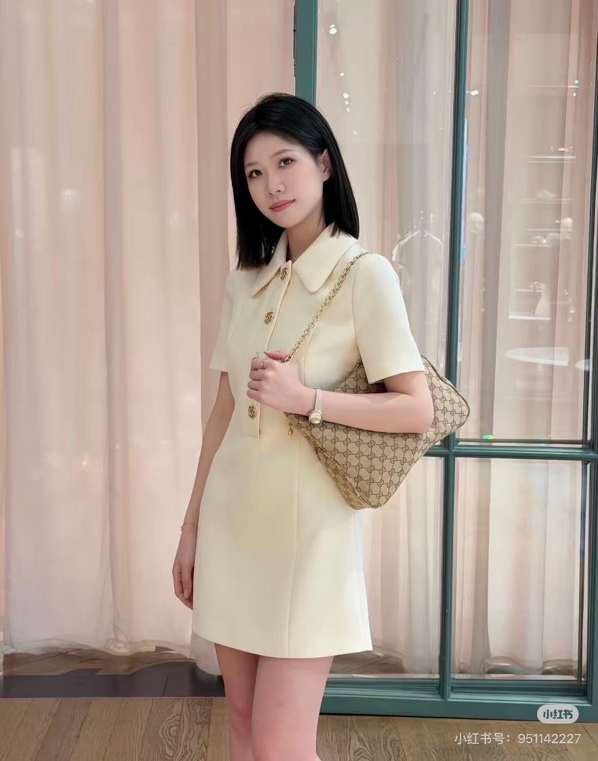 Guc 26fw A-line dress