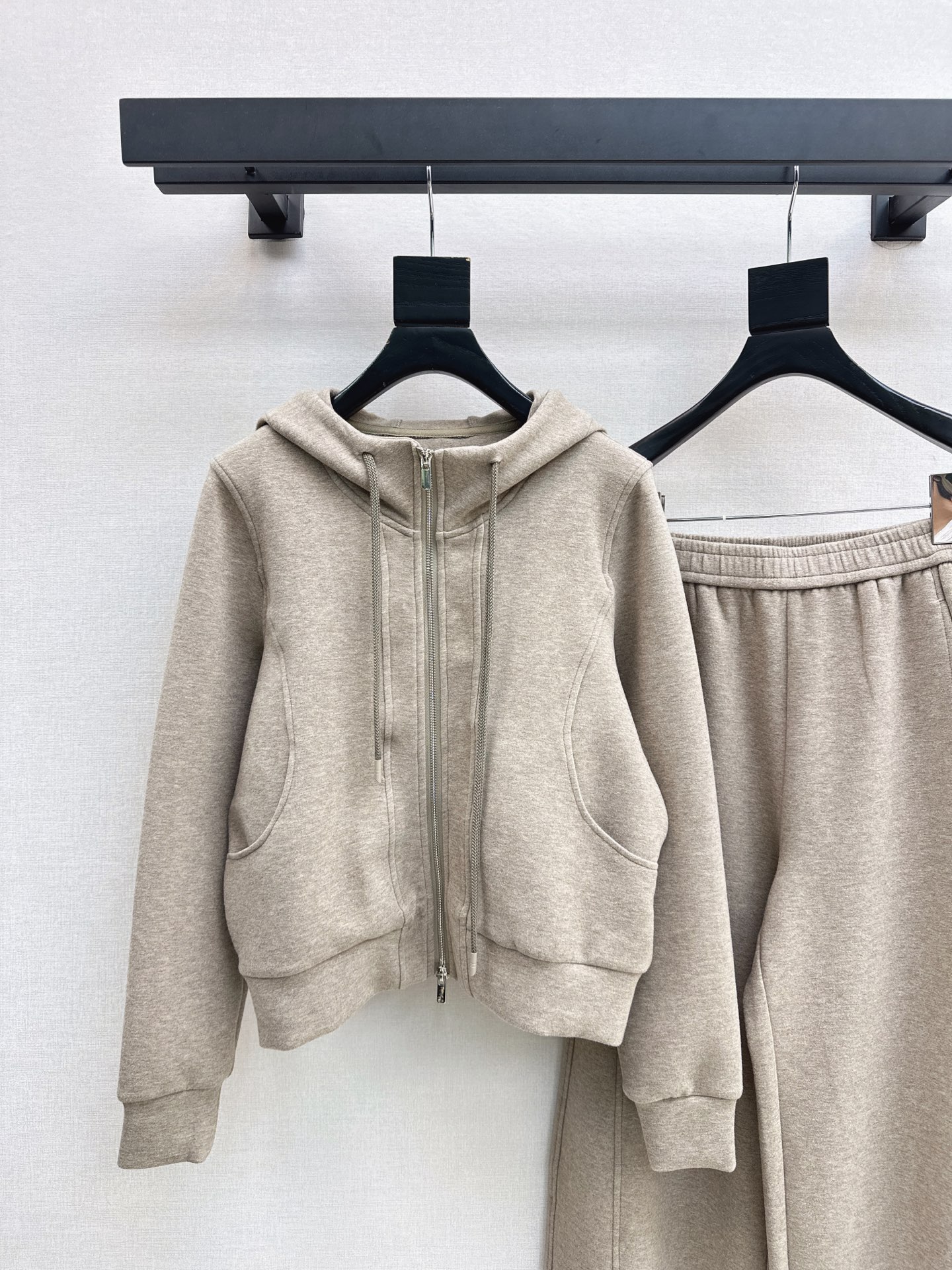 Brun 26fw hooded zipper jacket pants sets