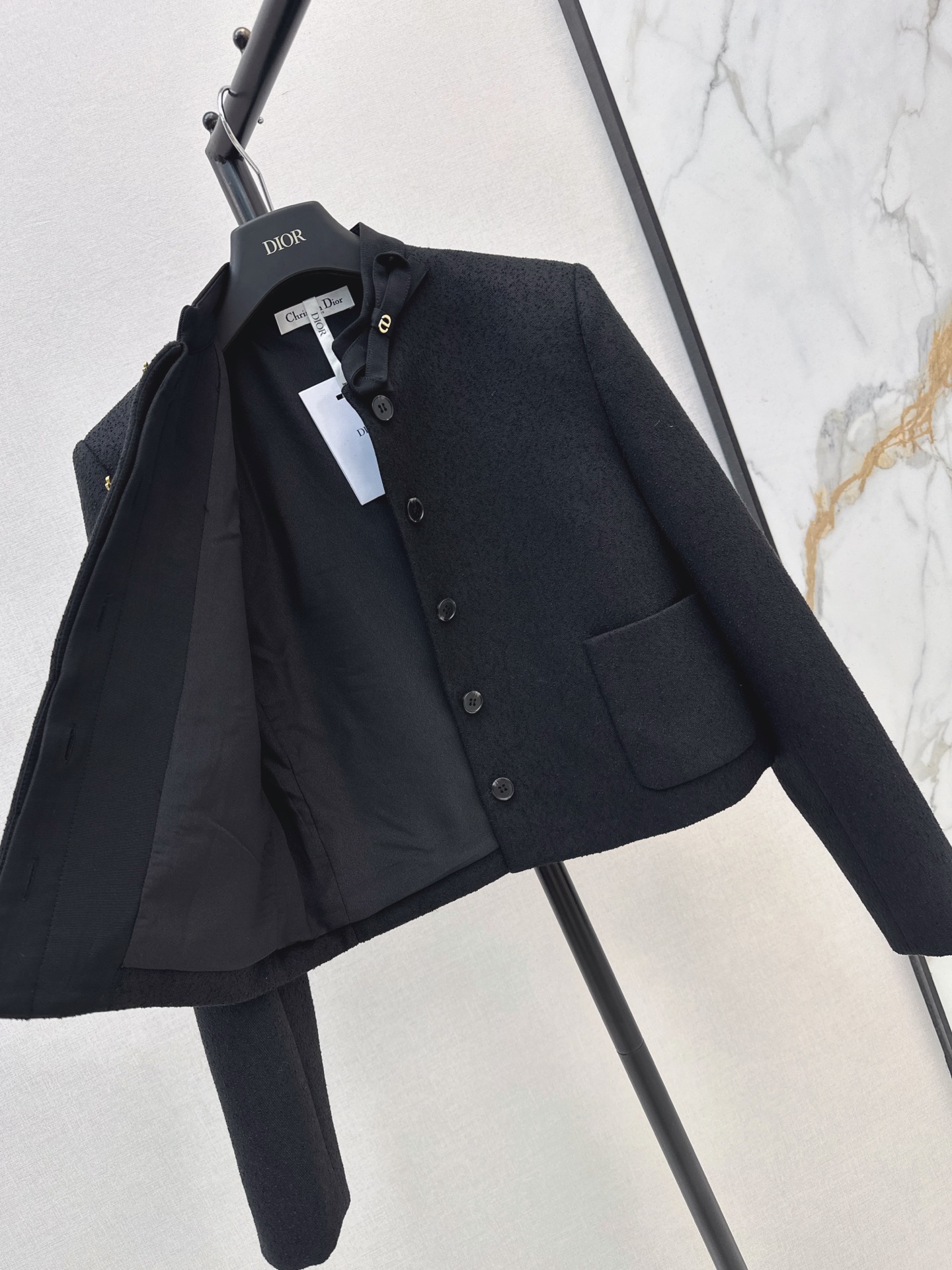 CD 26fw cropped bow jacket