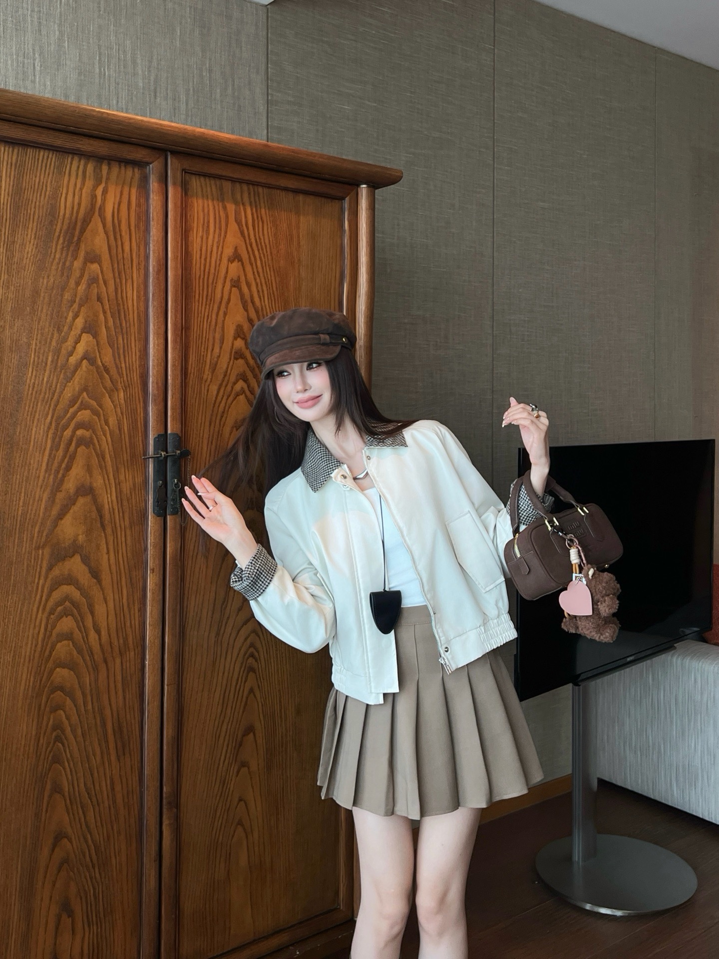 Miu 26fw zipper jacket