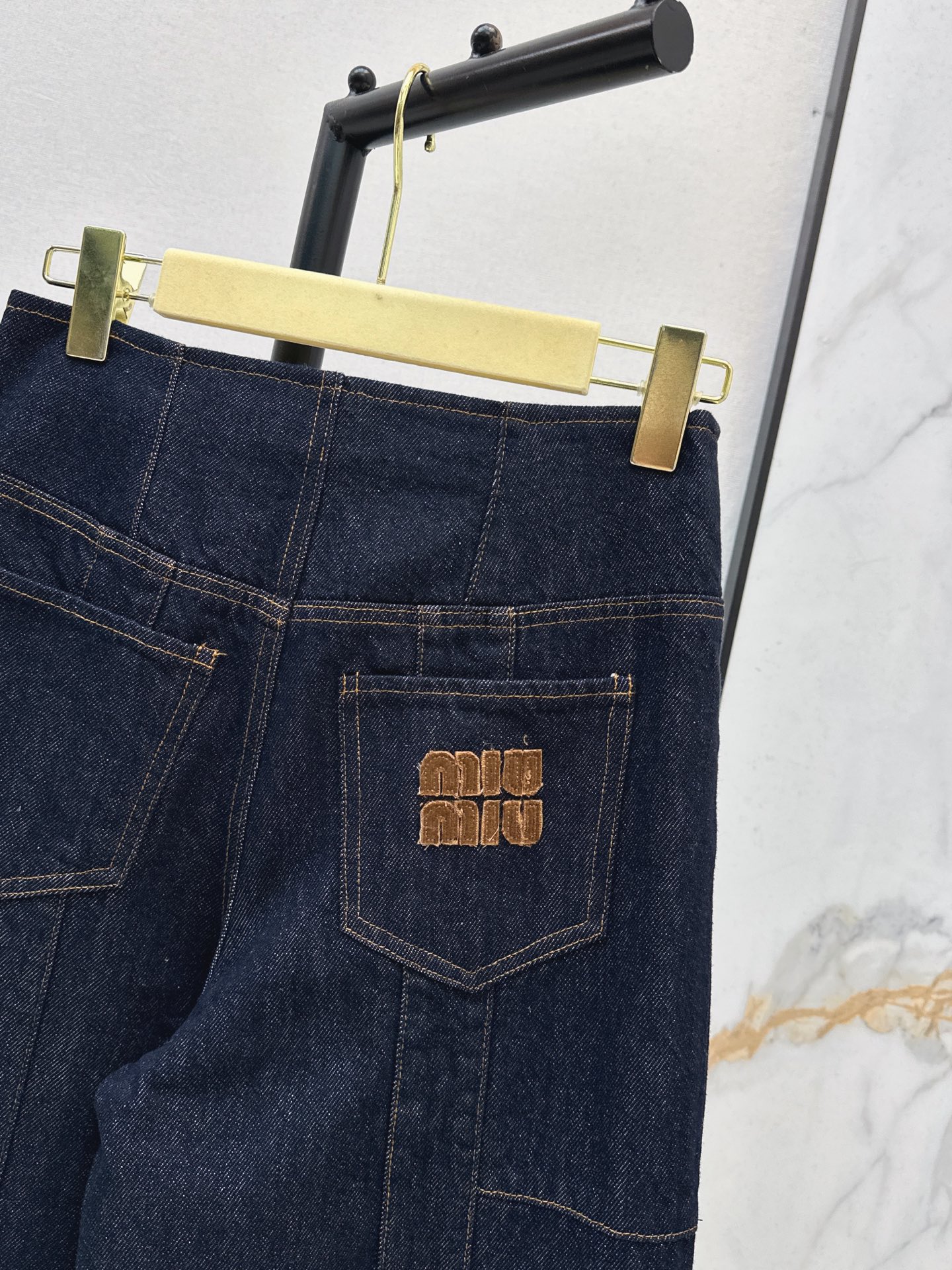 Miu 26fw cargo denim pants
