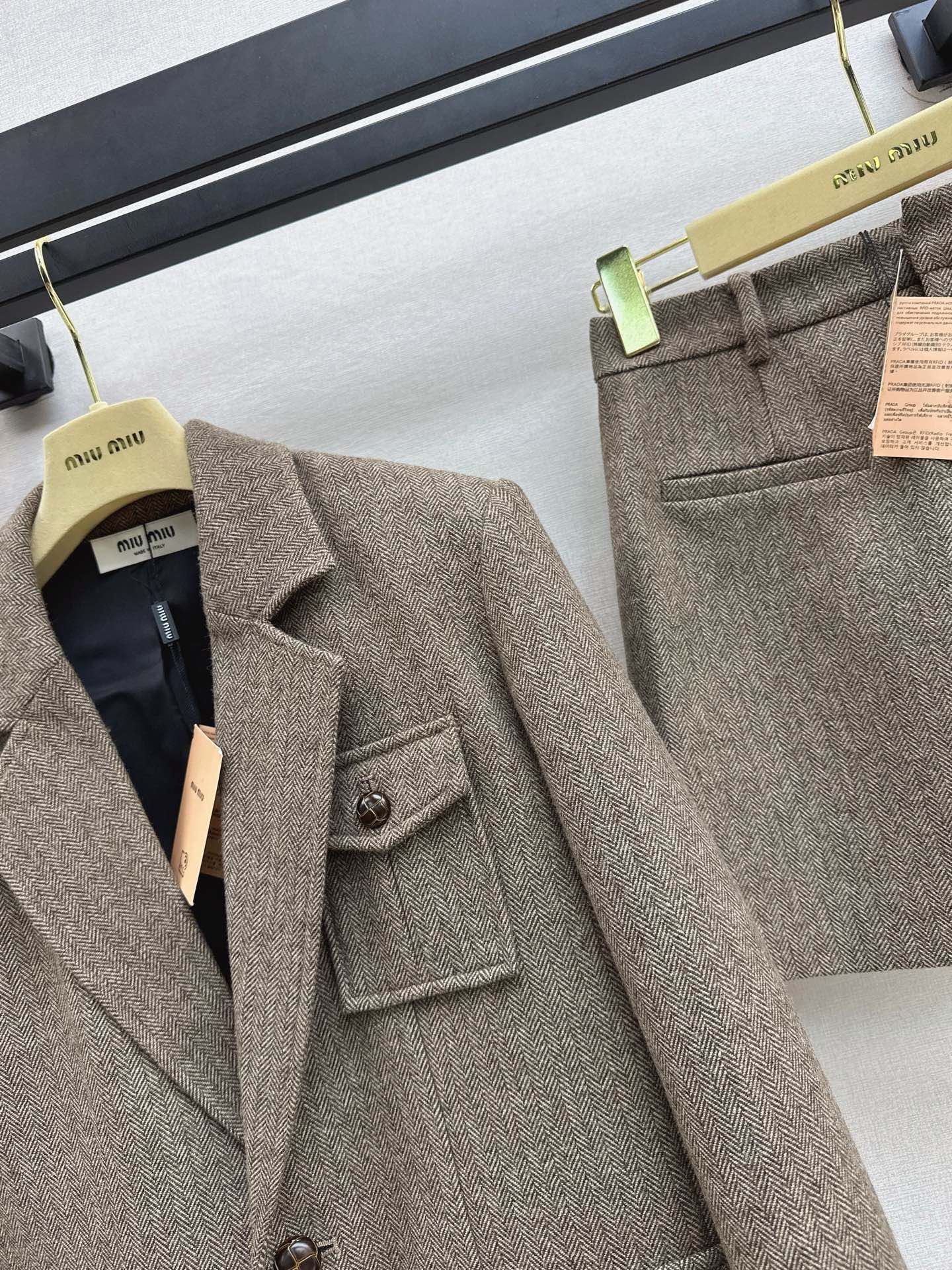 Miu 26fw wool blazer