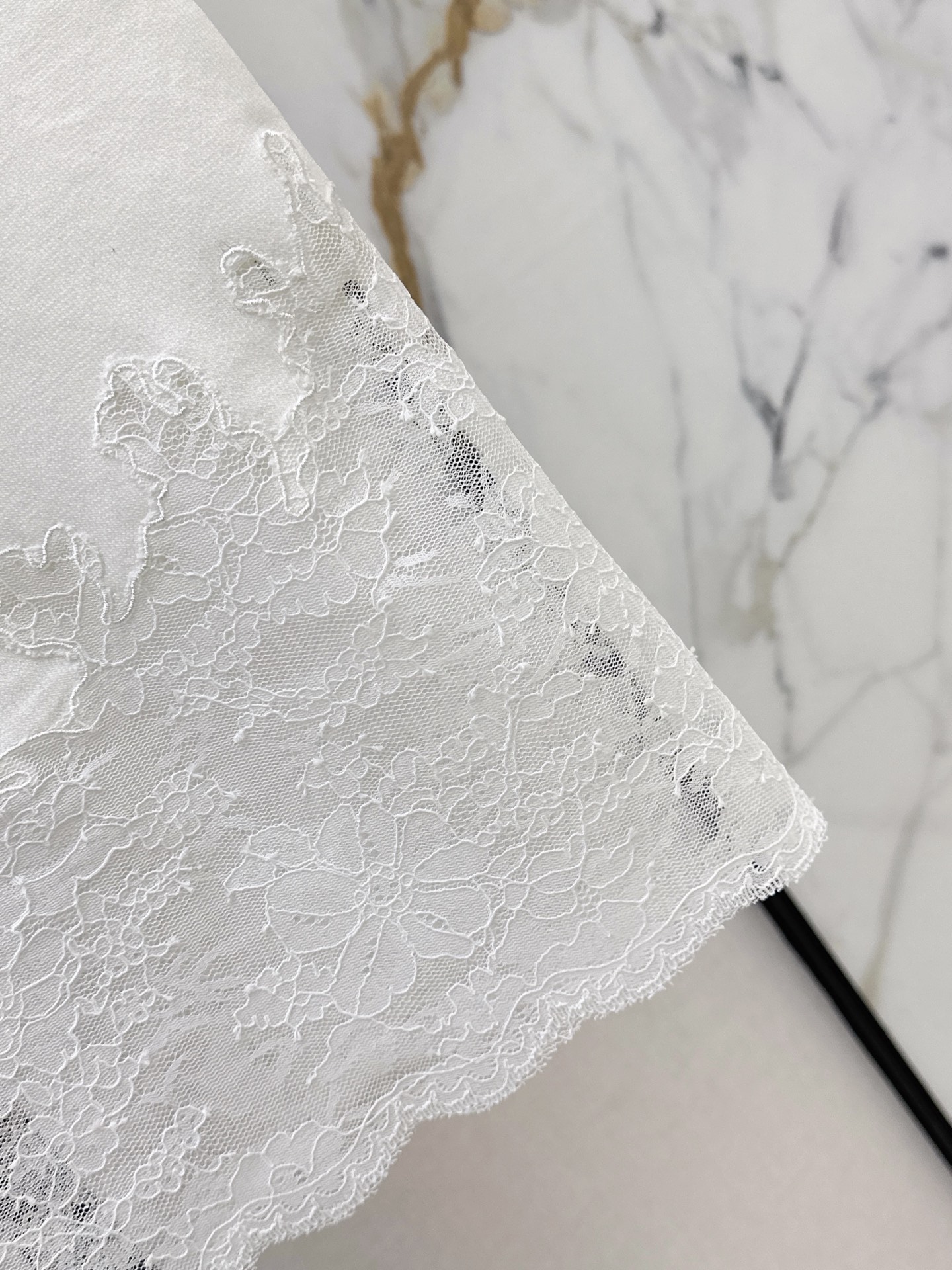 Chan 26fw contract lace skirt