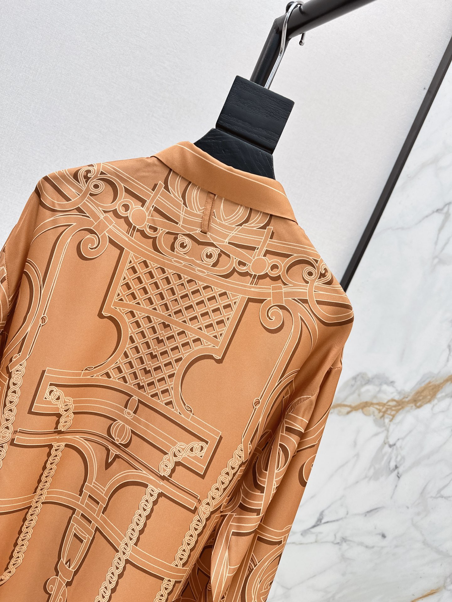 Her 26fw print silk dress