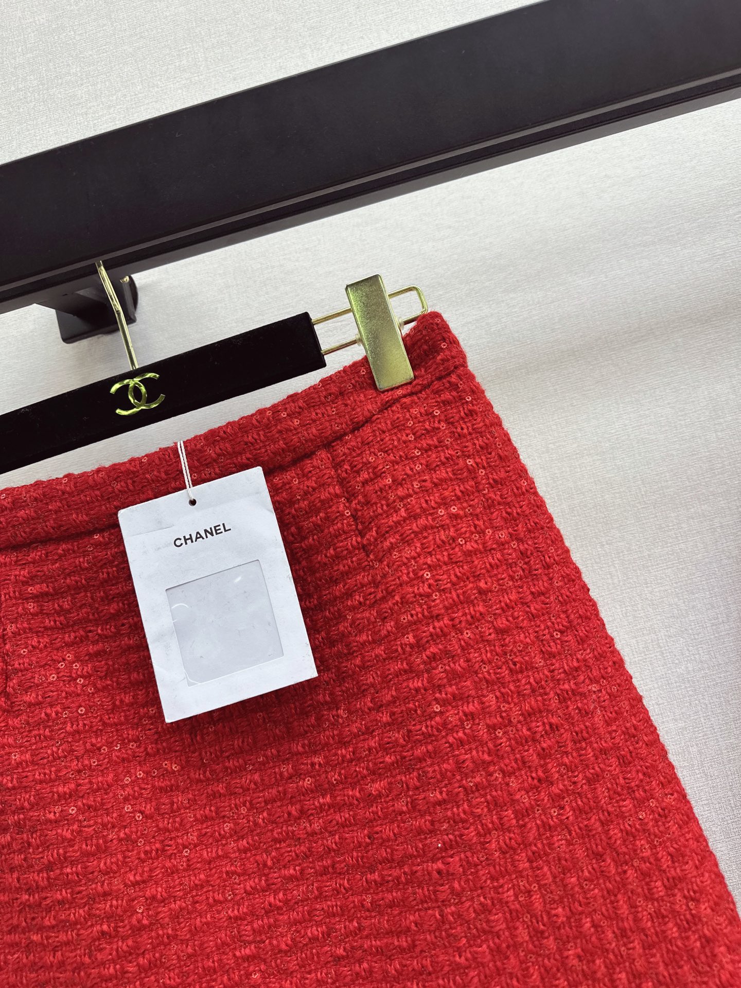Chan 26fw A-line woven skirt