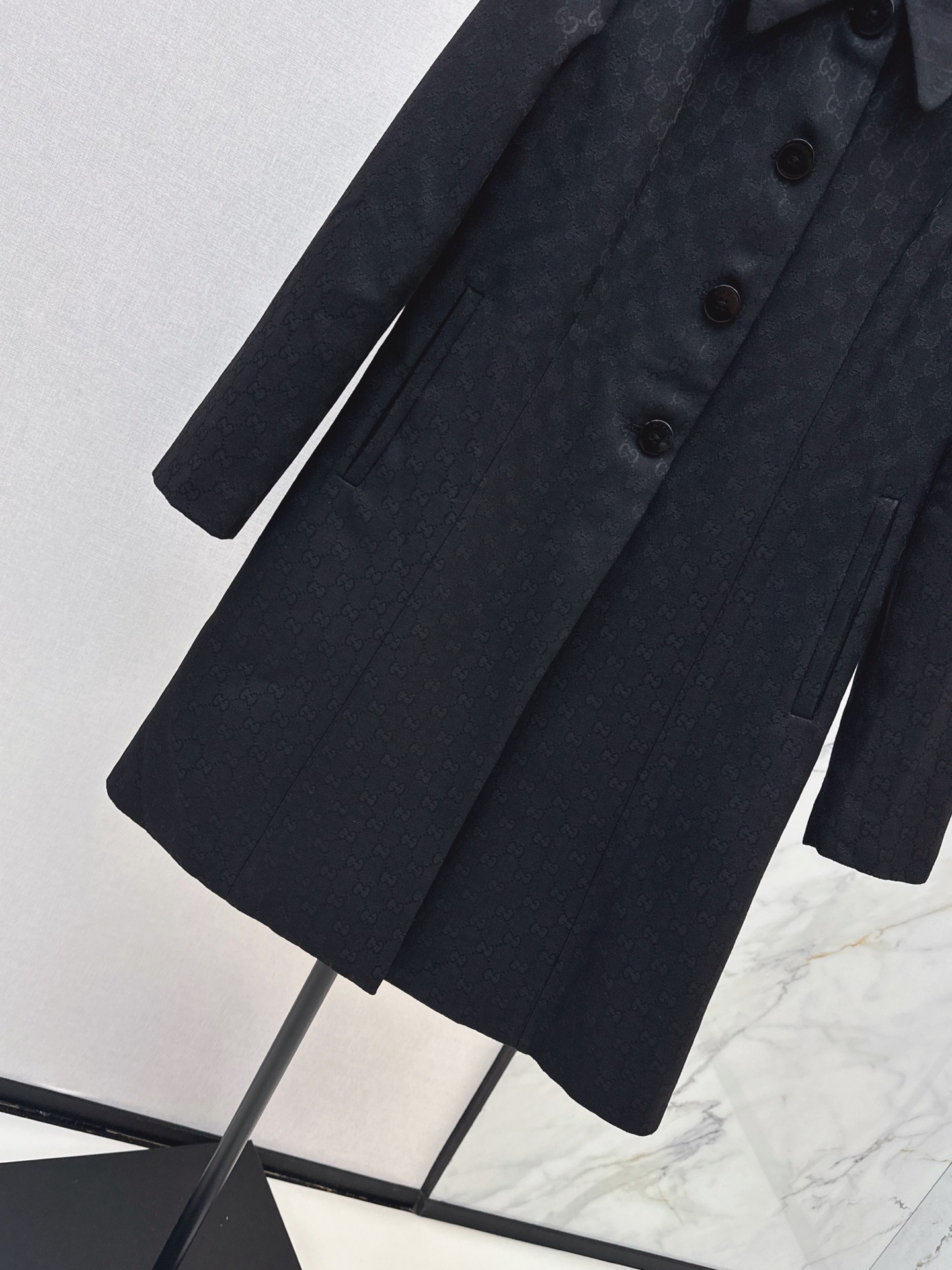 Guc 26fw long jacquard jacket