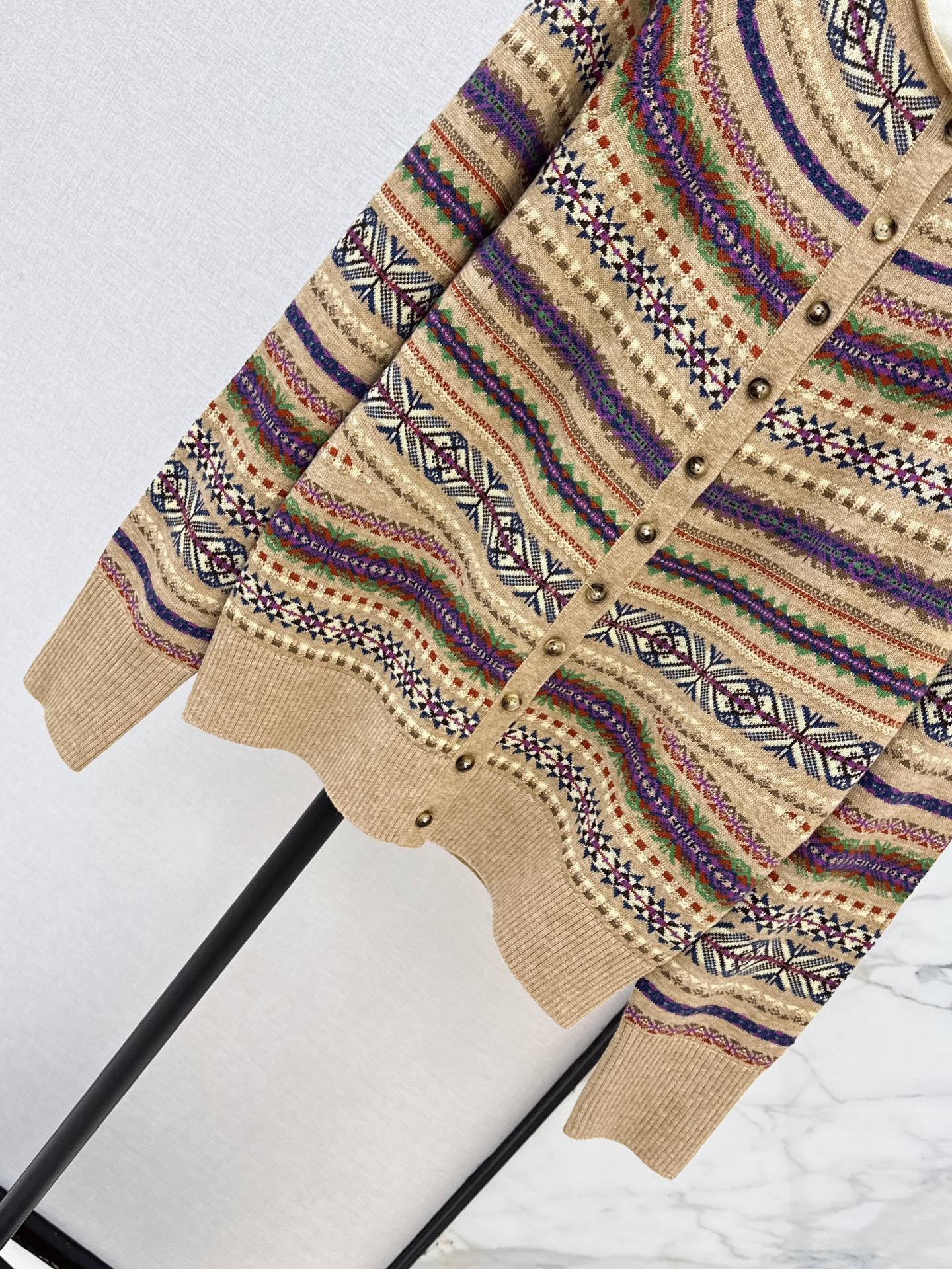 Ralp 26fw fair isle wool cardigan