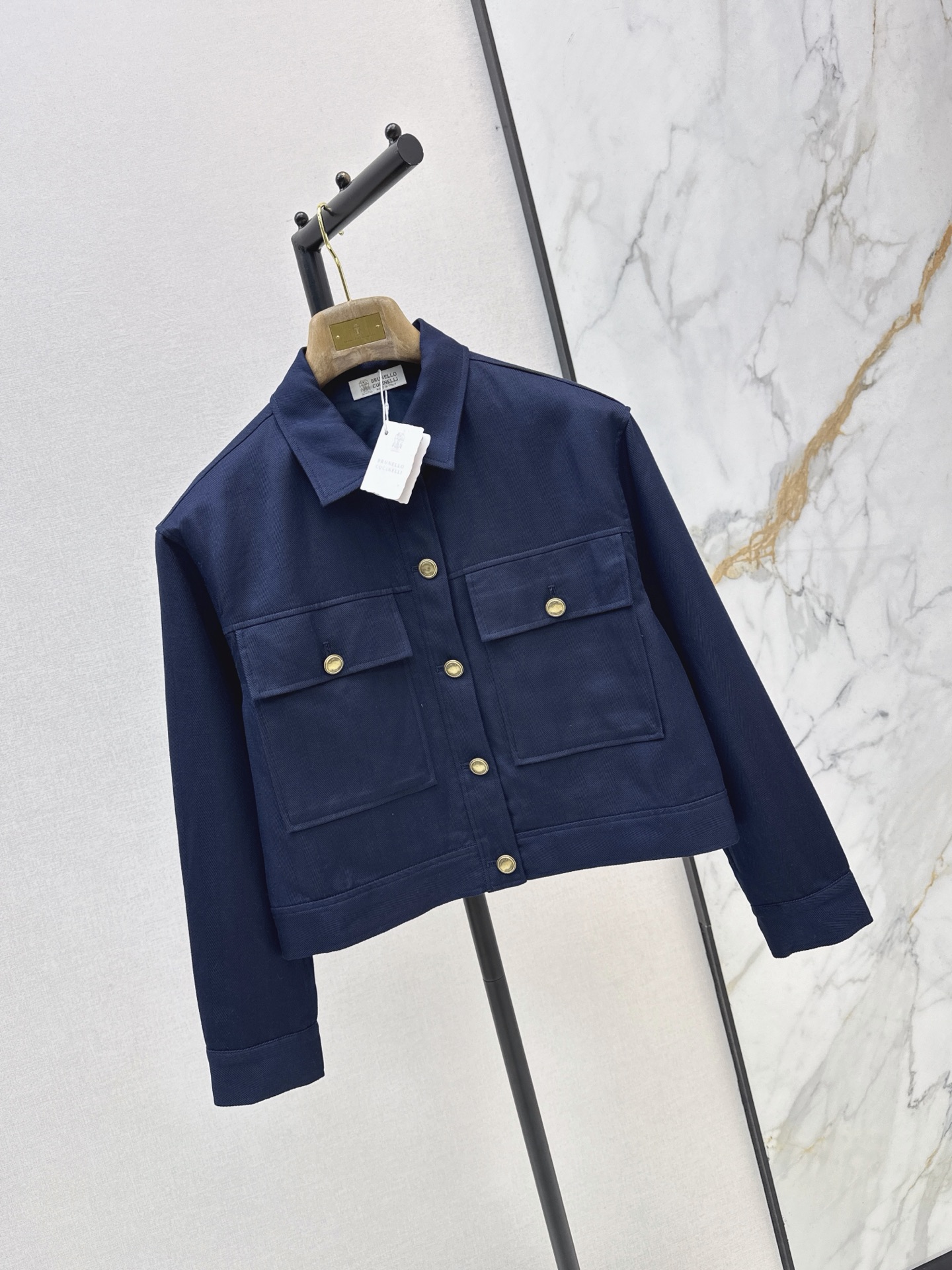 Brun 26fw cropped jacket