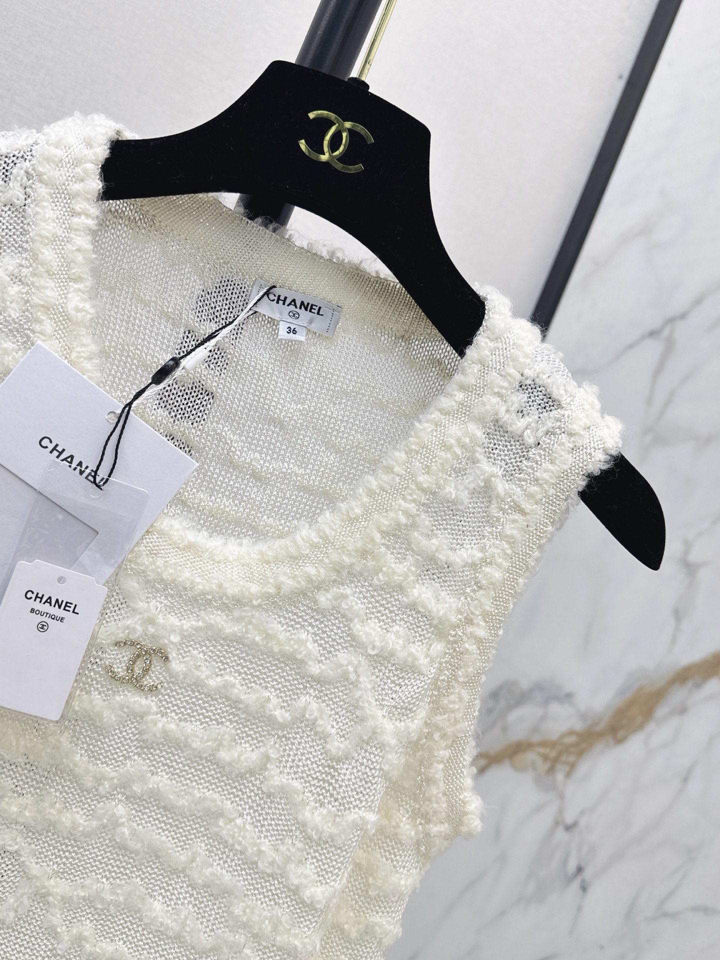 Chan 26fw knit vest