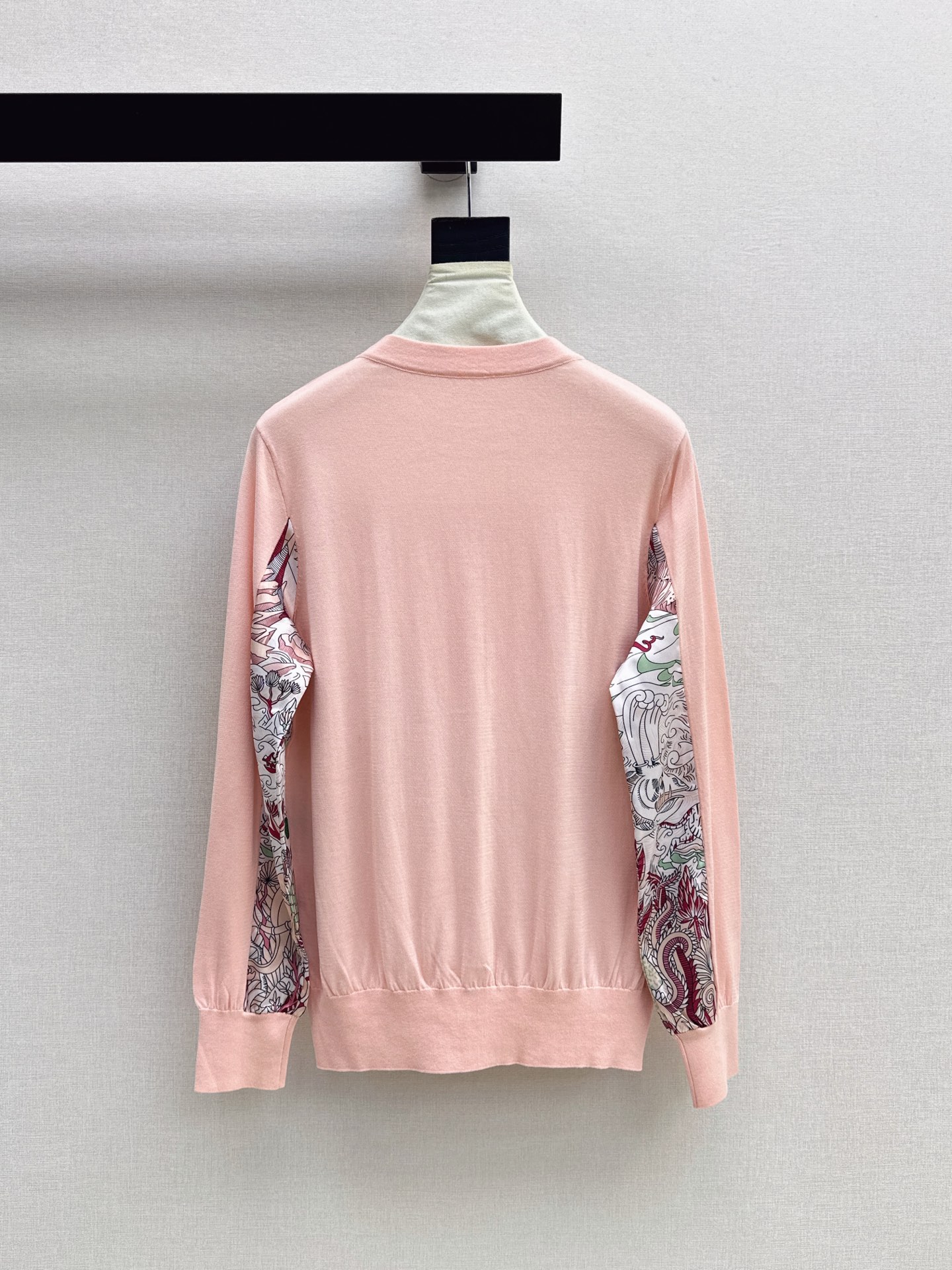Her 26fw print knit cardigan