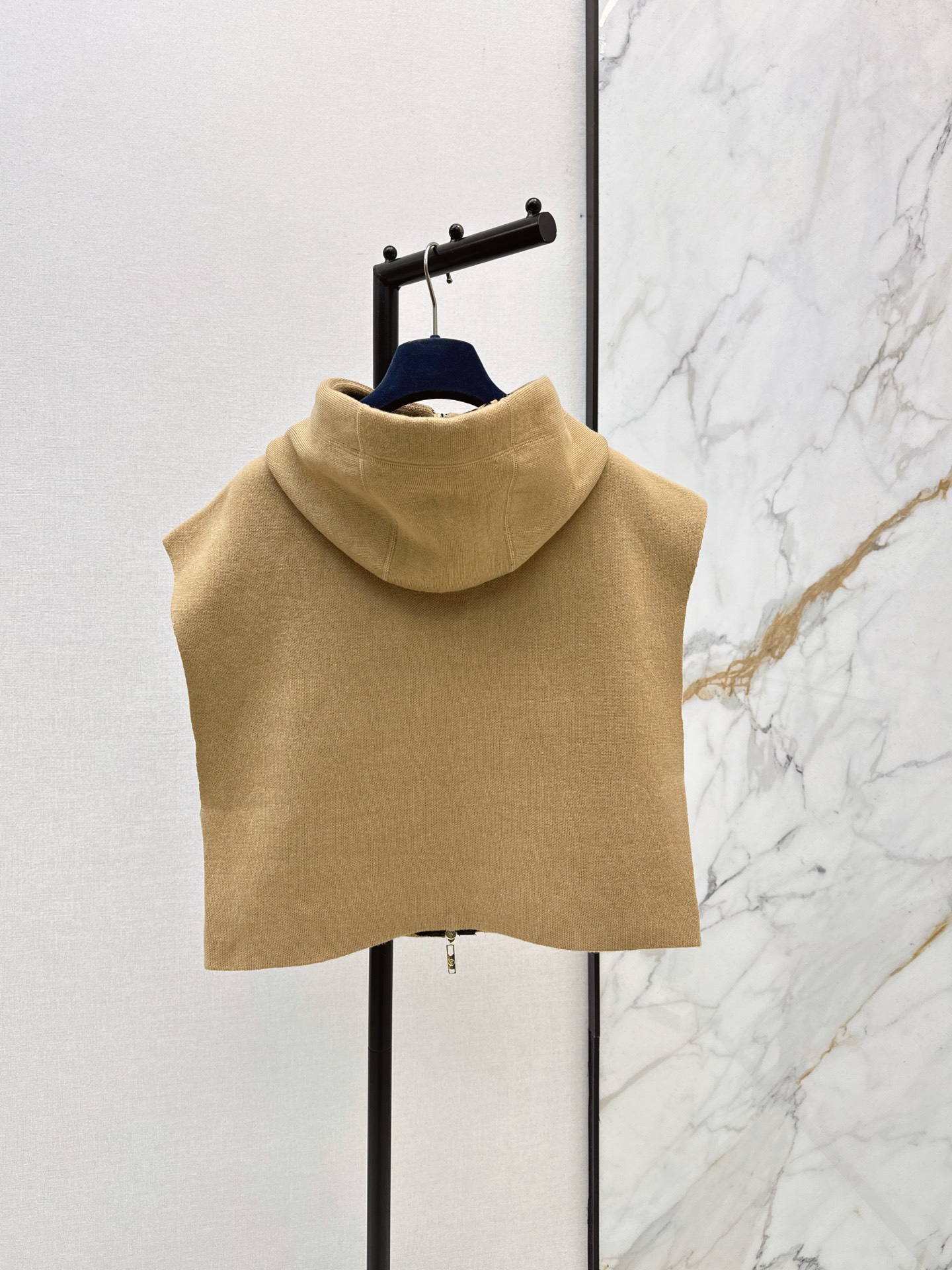 Loui 26ss hooded cape vest jacket