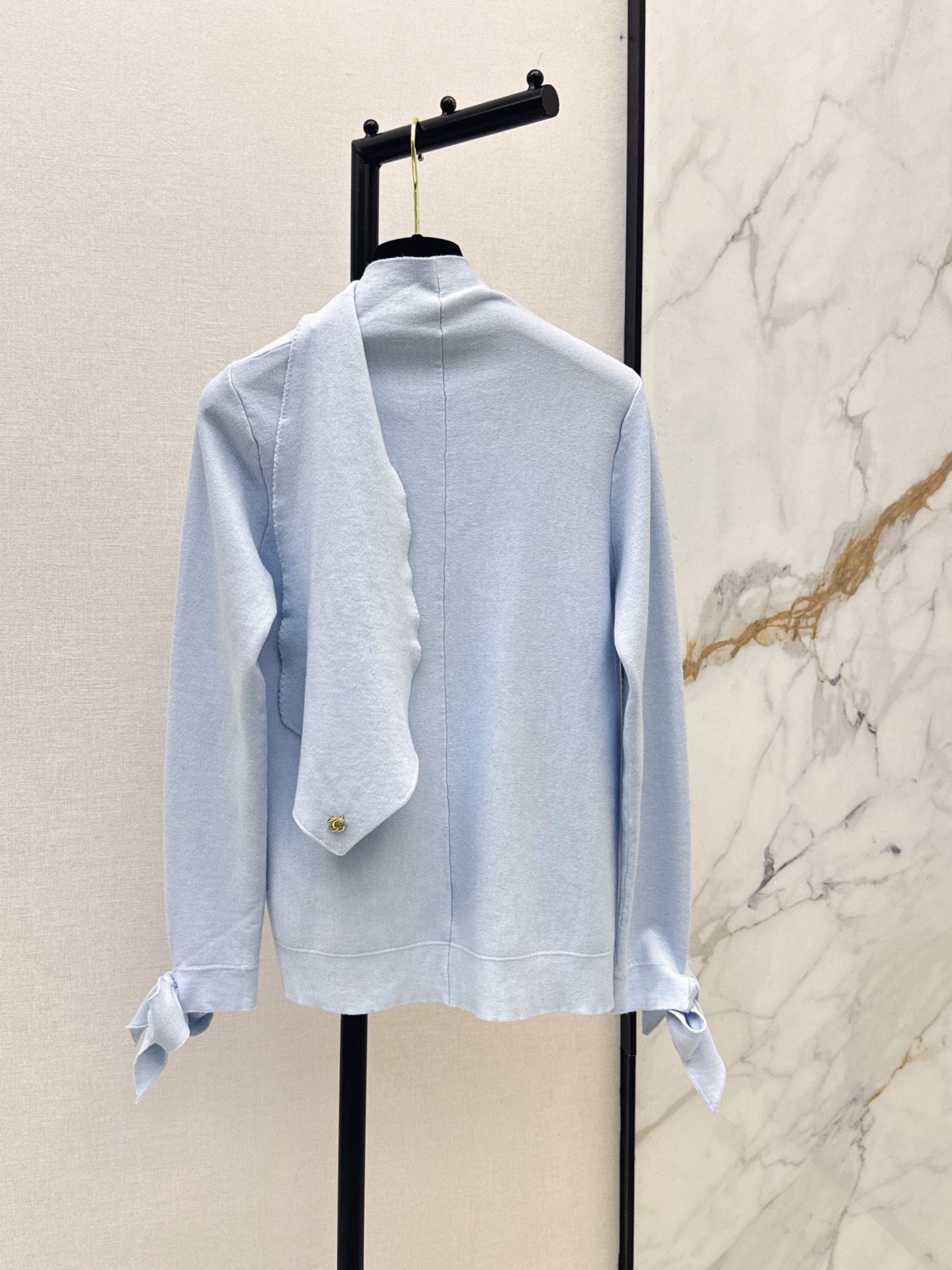 Chan 26fw bow knitwear