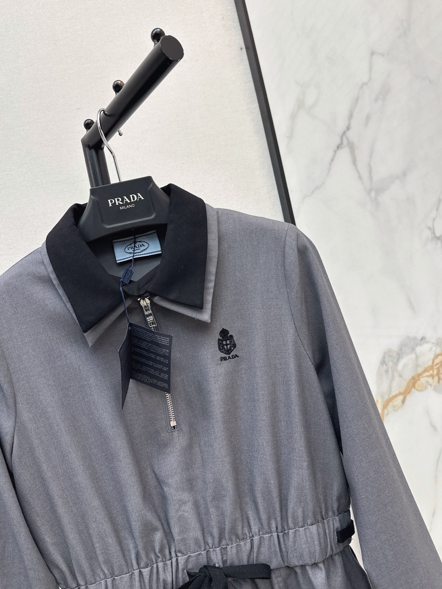 Pra 26fw drawstring dress