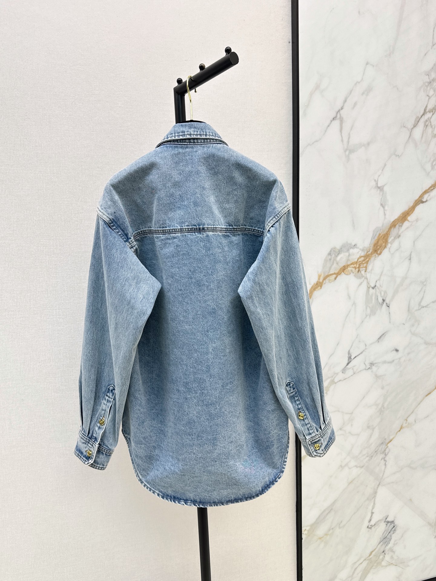 Chan 26fw denim shirt jacket