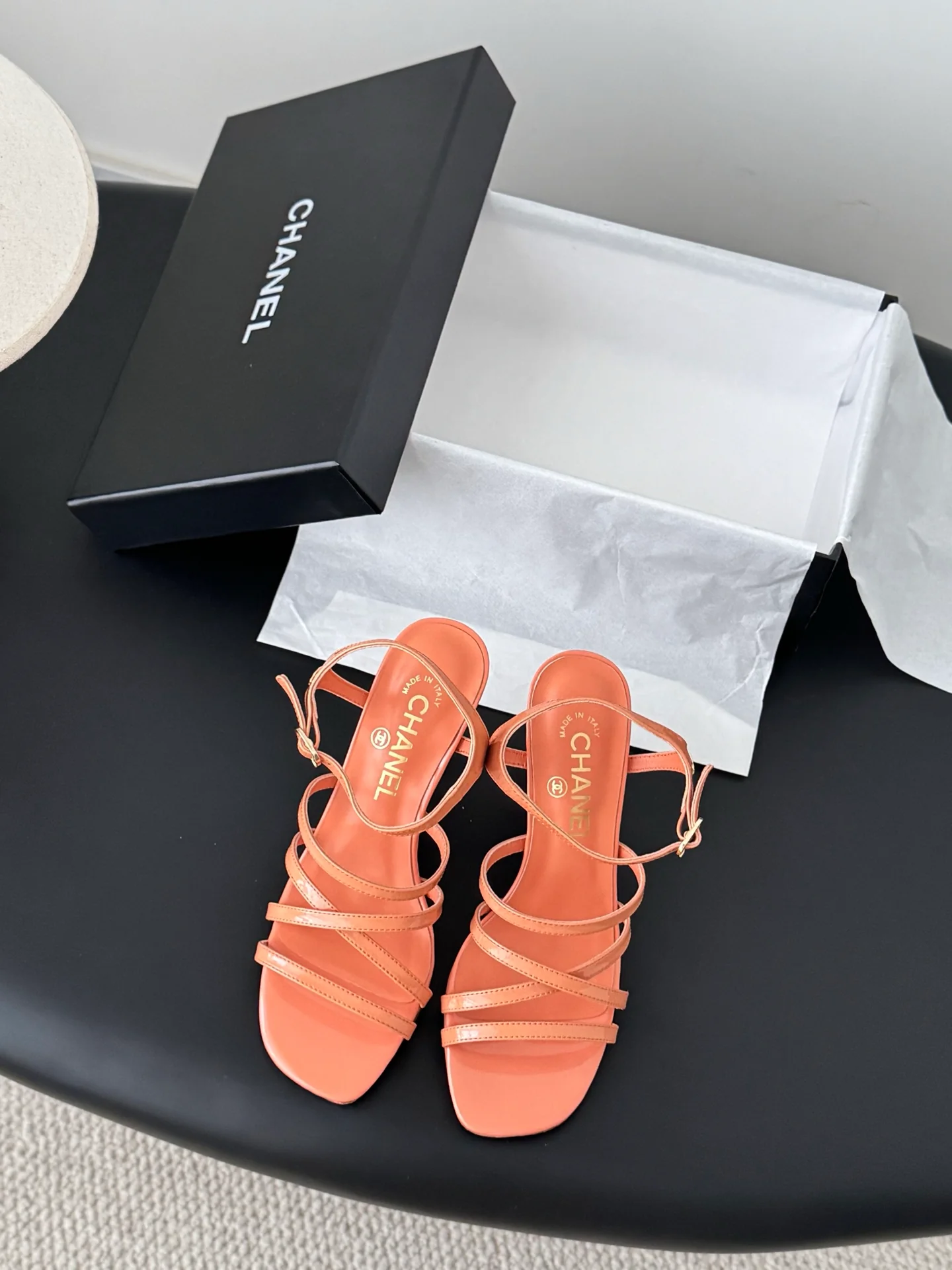 Chan 25fw high heel sandals