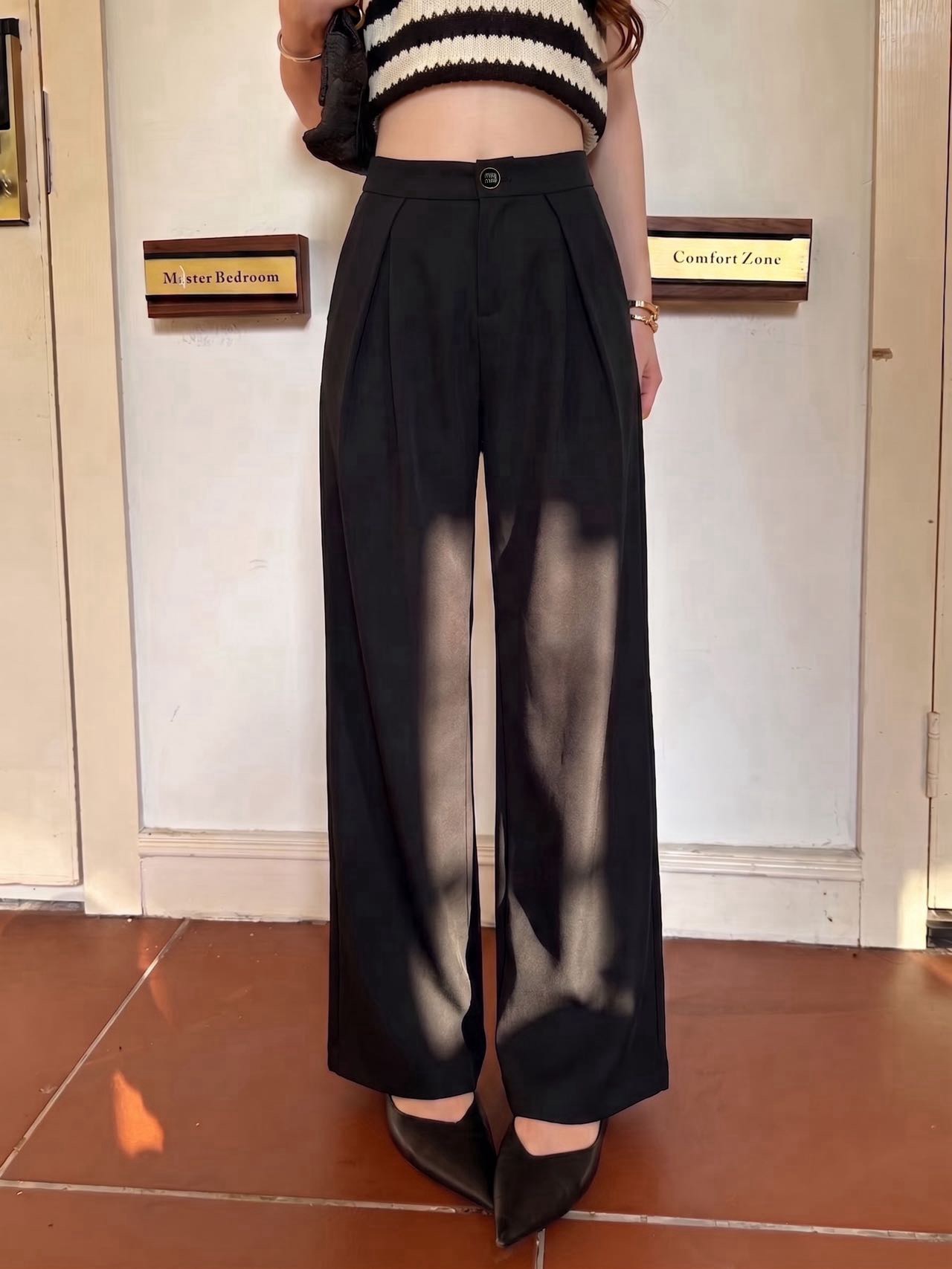 Miu 26fw wied-leg pants