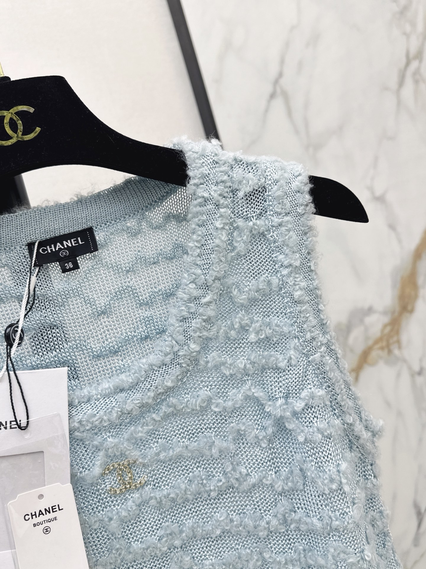 Chan 26fw knit vest
