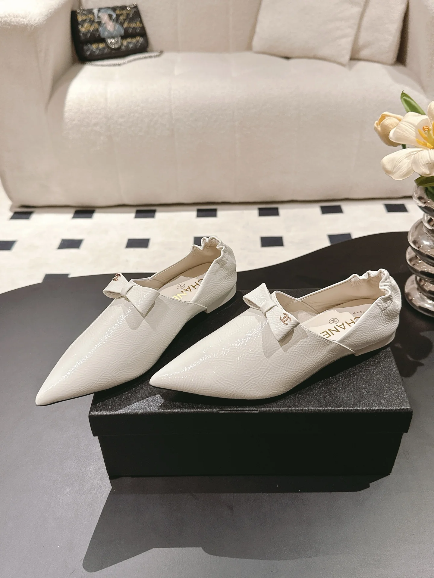 Chan 25fw mary jane flats
