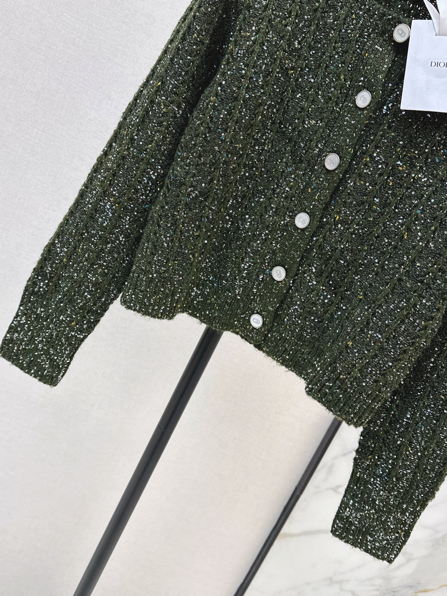 CD 26fw sequin cardigan jacket