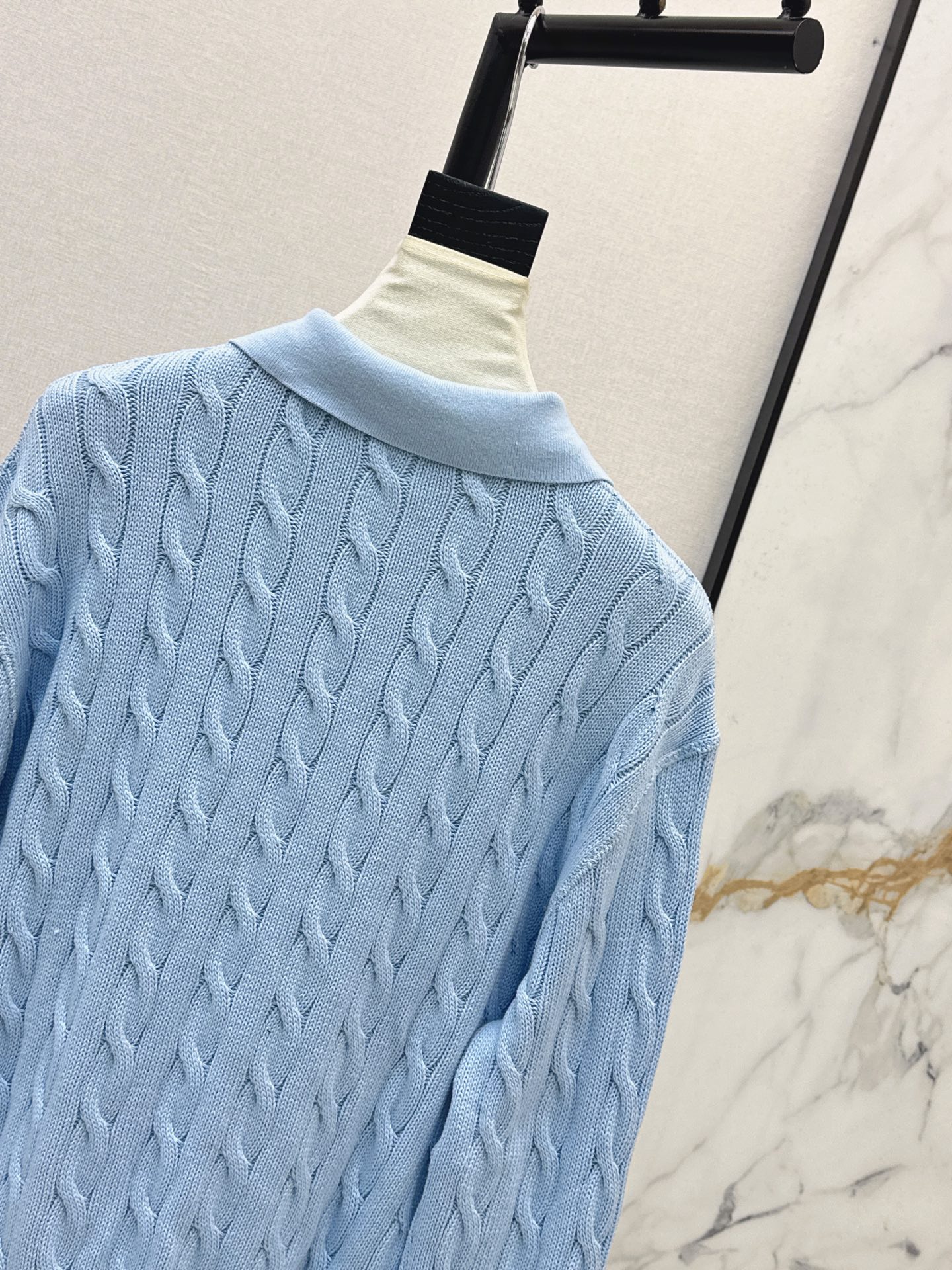 Ralp 26fw cable knit top