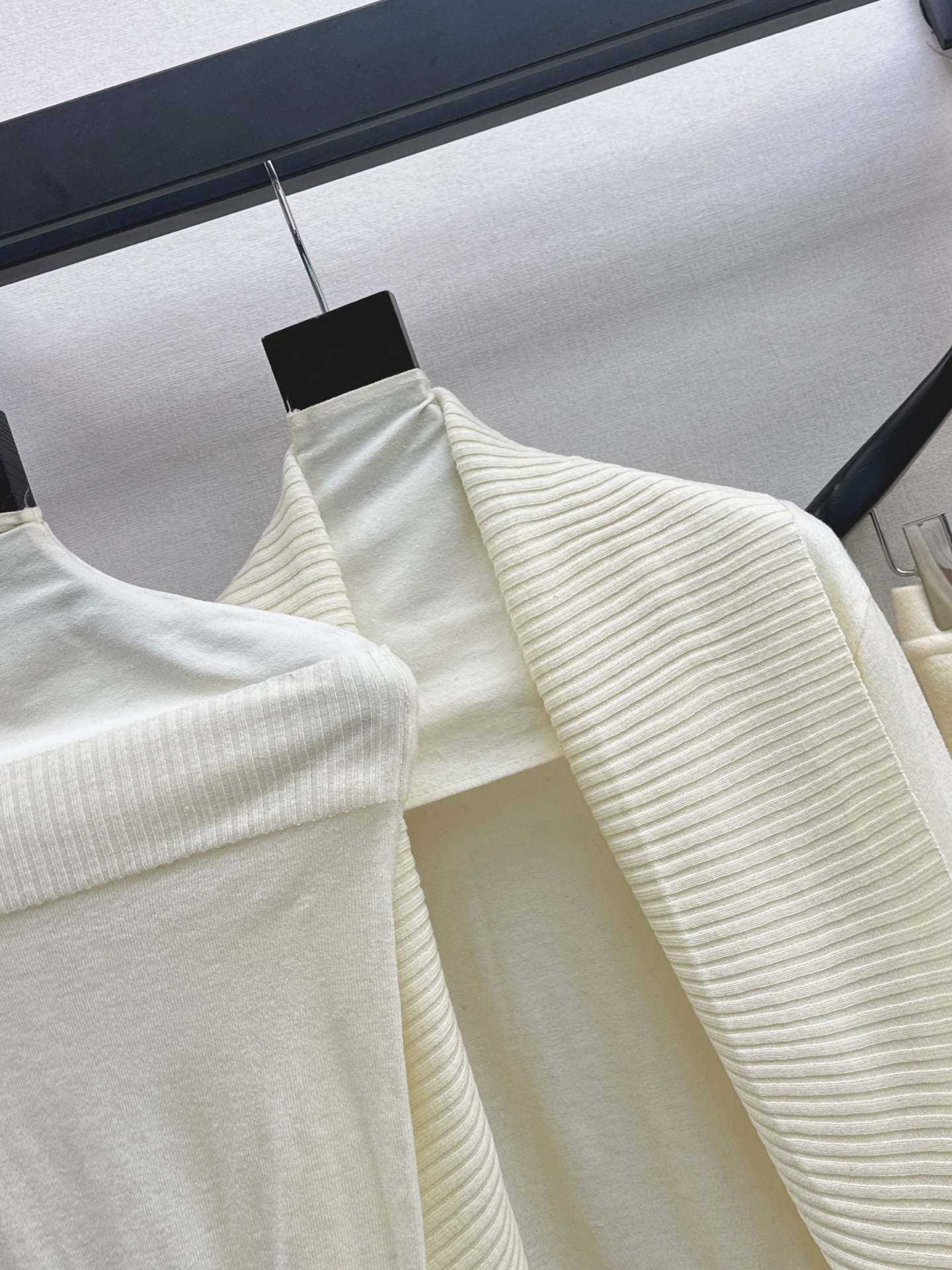 Row 26fw wool cardigan tube top pants sets