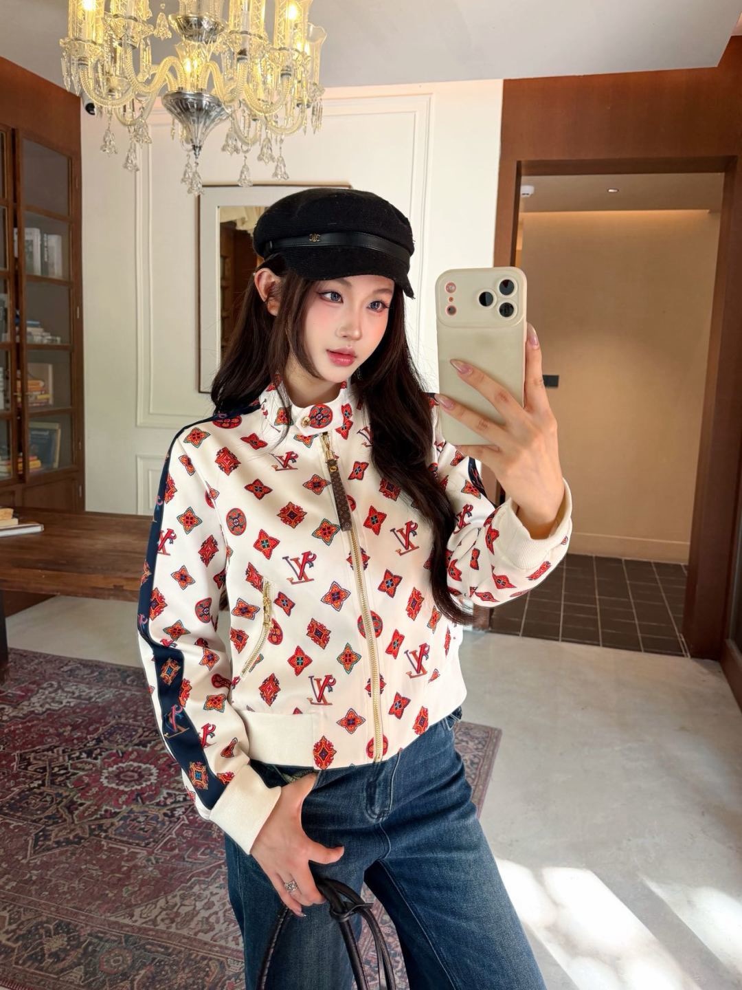 Loui 26fw print jacket