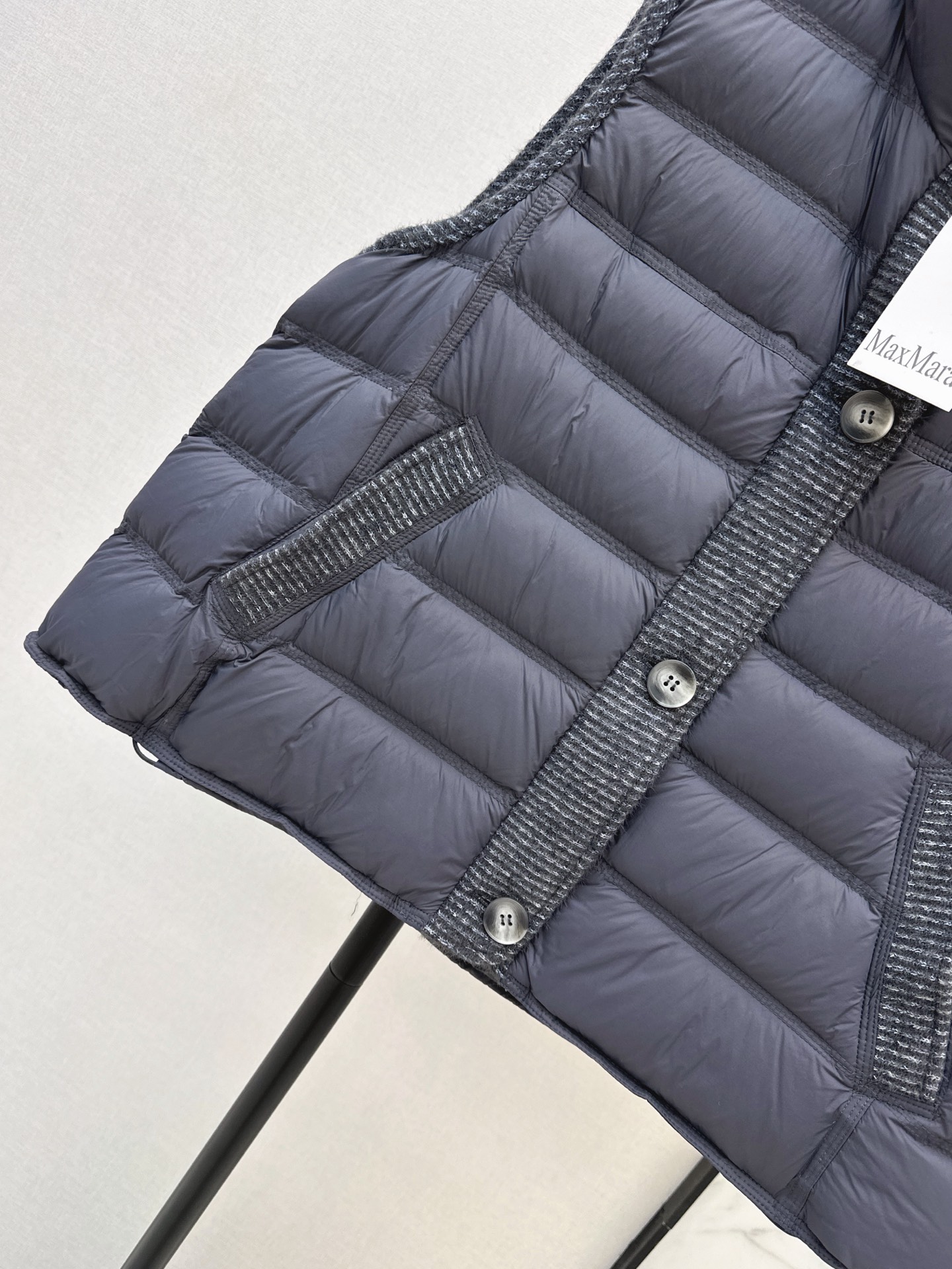 Max 26fw wool contract down vest
