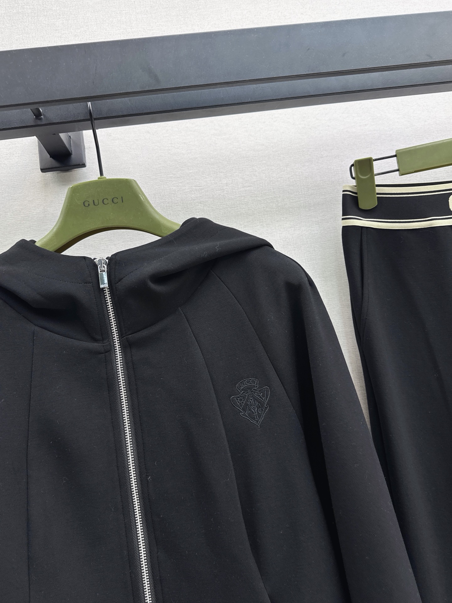 Guc 26fw casual hooded jacket pants sets