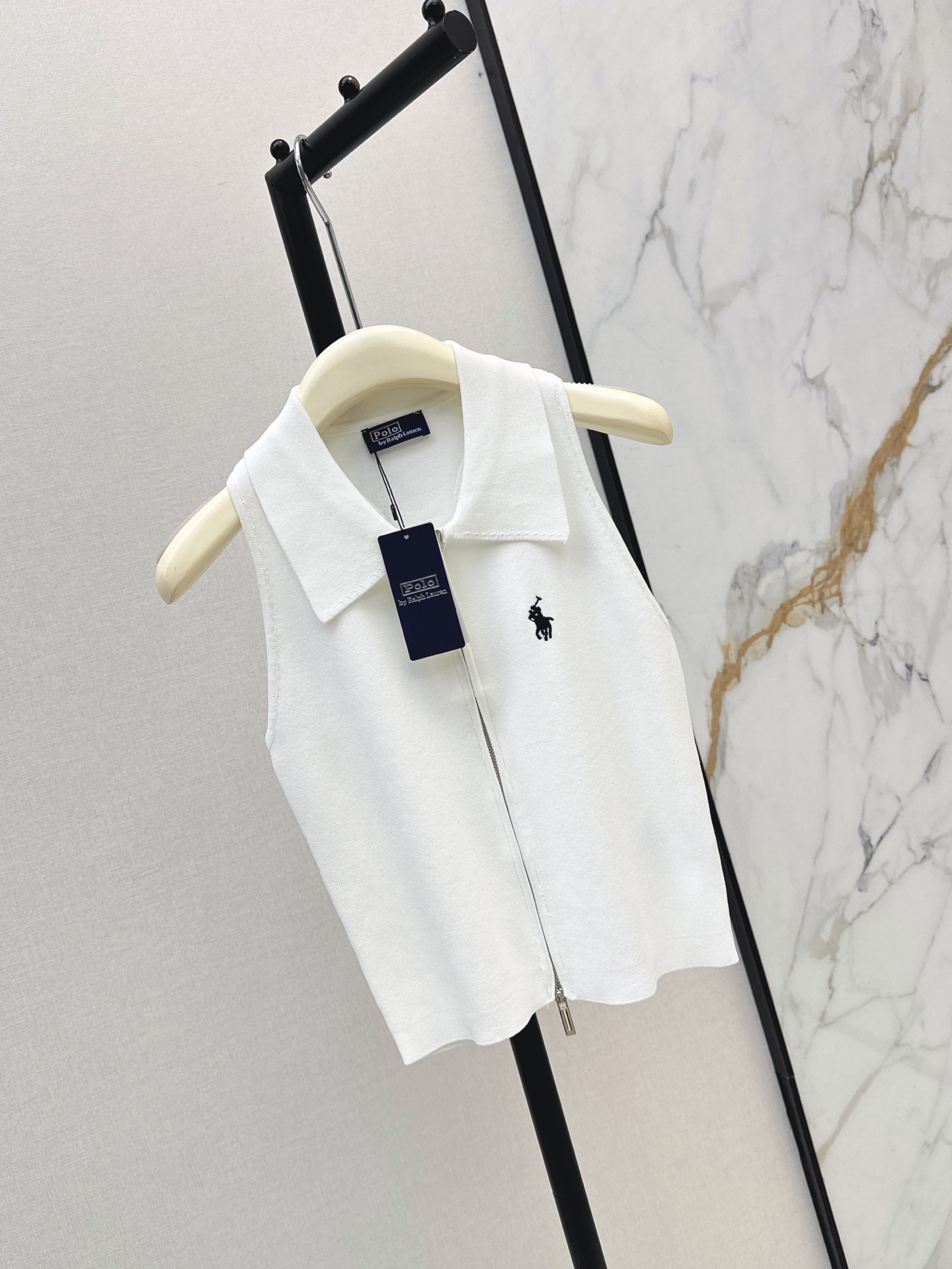 Ralp 26fw knit zipper vest