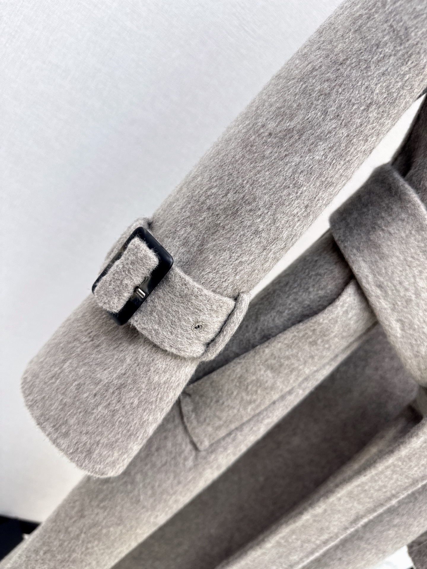 Brun 26fw woolen belted overcoats
