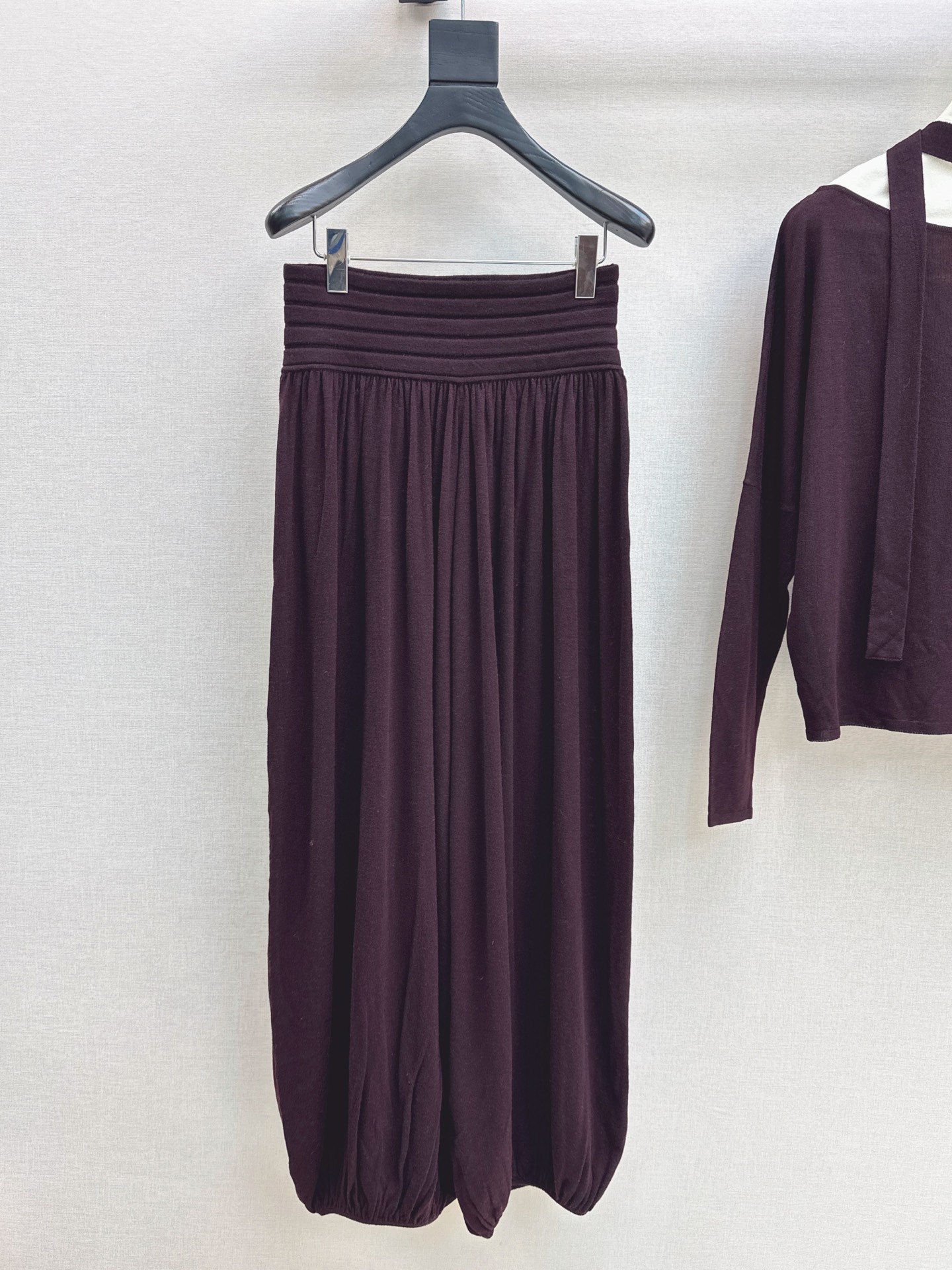 Row 26fw wool knitwear pants sets