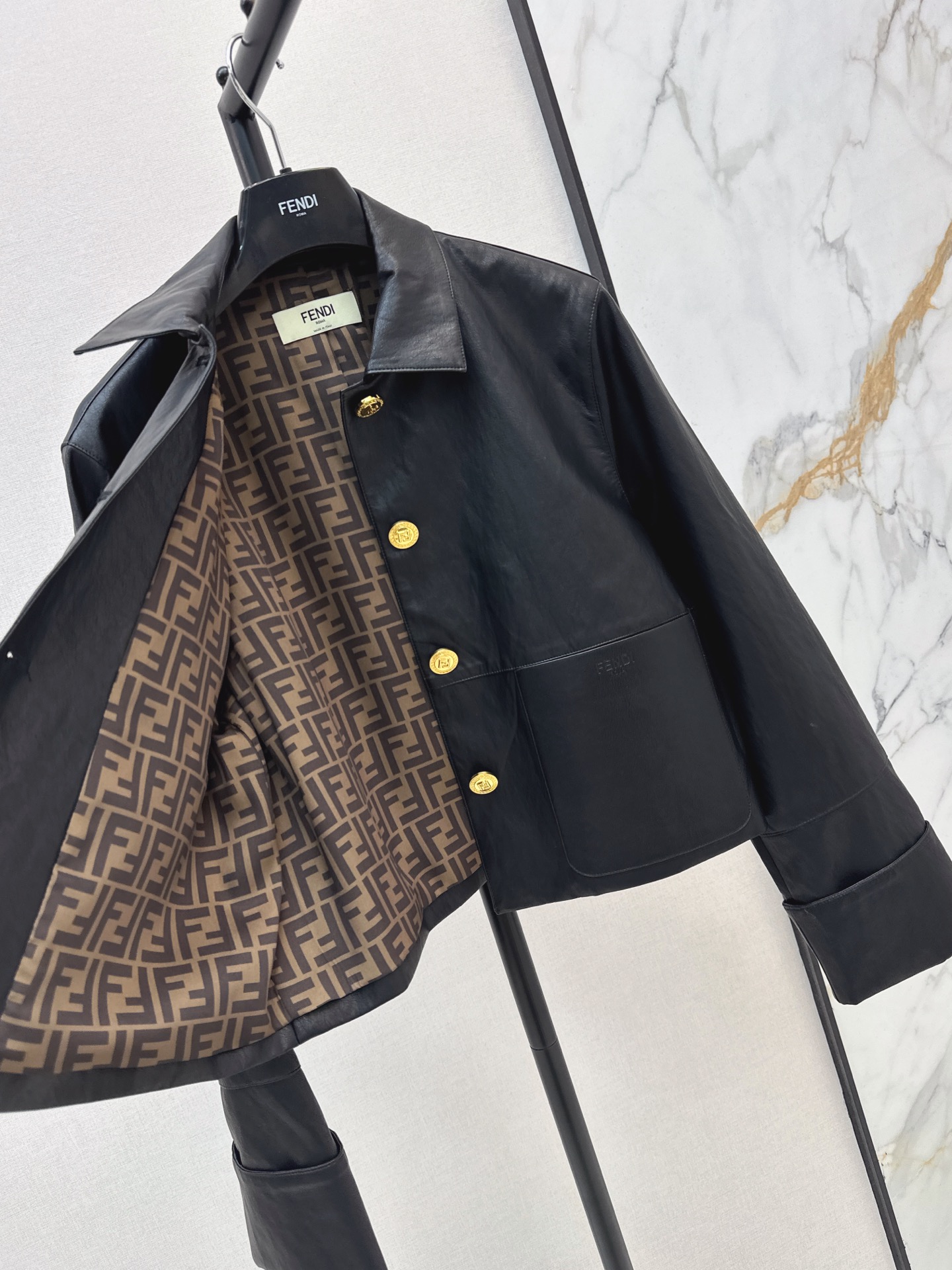Fen 26fw pu jacket